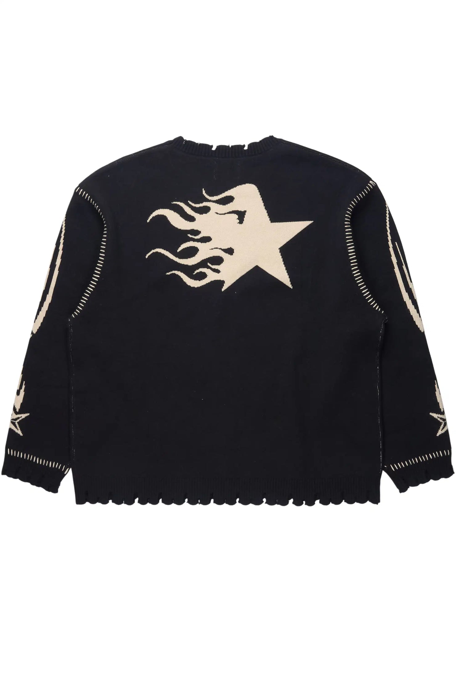 Arkesha Black Crewneck Sweatshirt