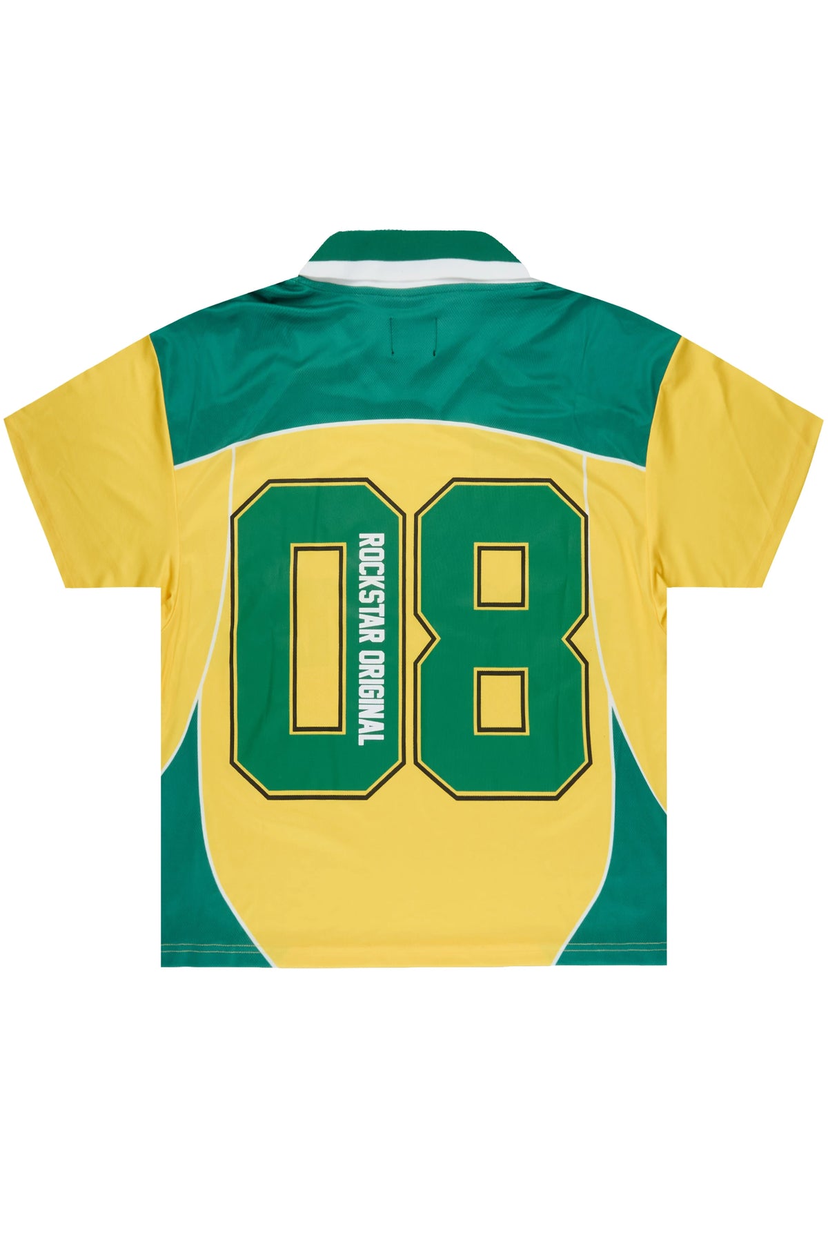 Roche Yellow/Green World Soccer Inspired Graphic Jersey