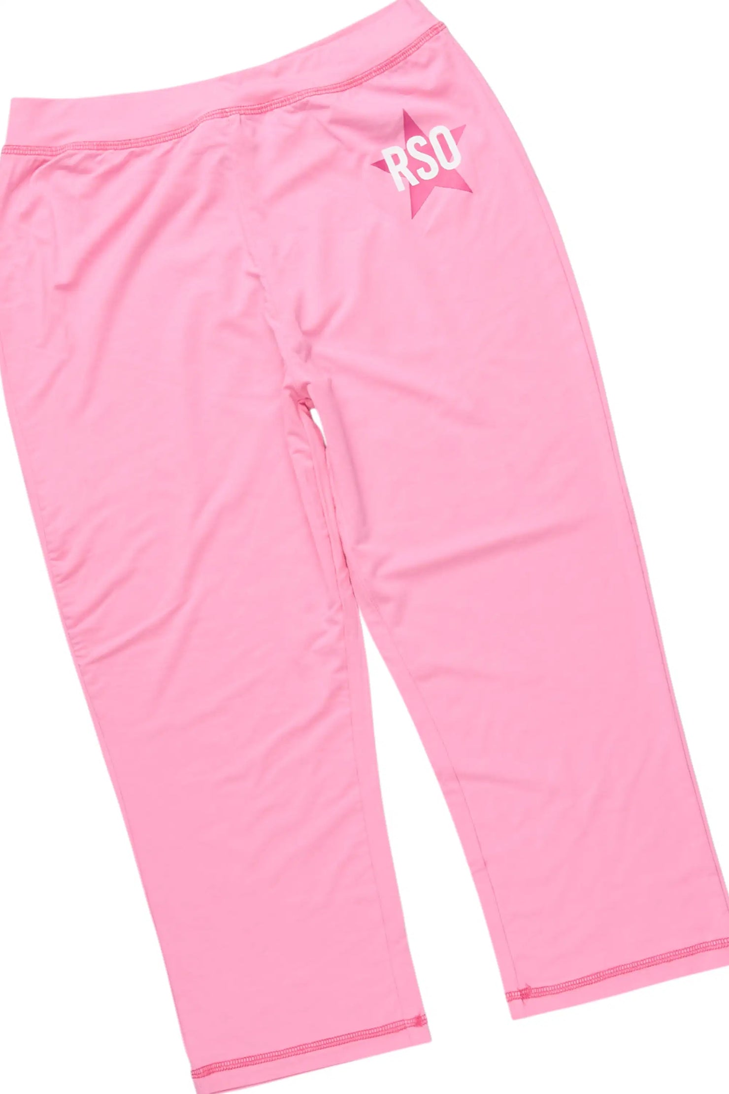 Sharina Pink Zip Up Capri Set