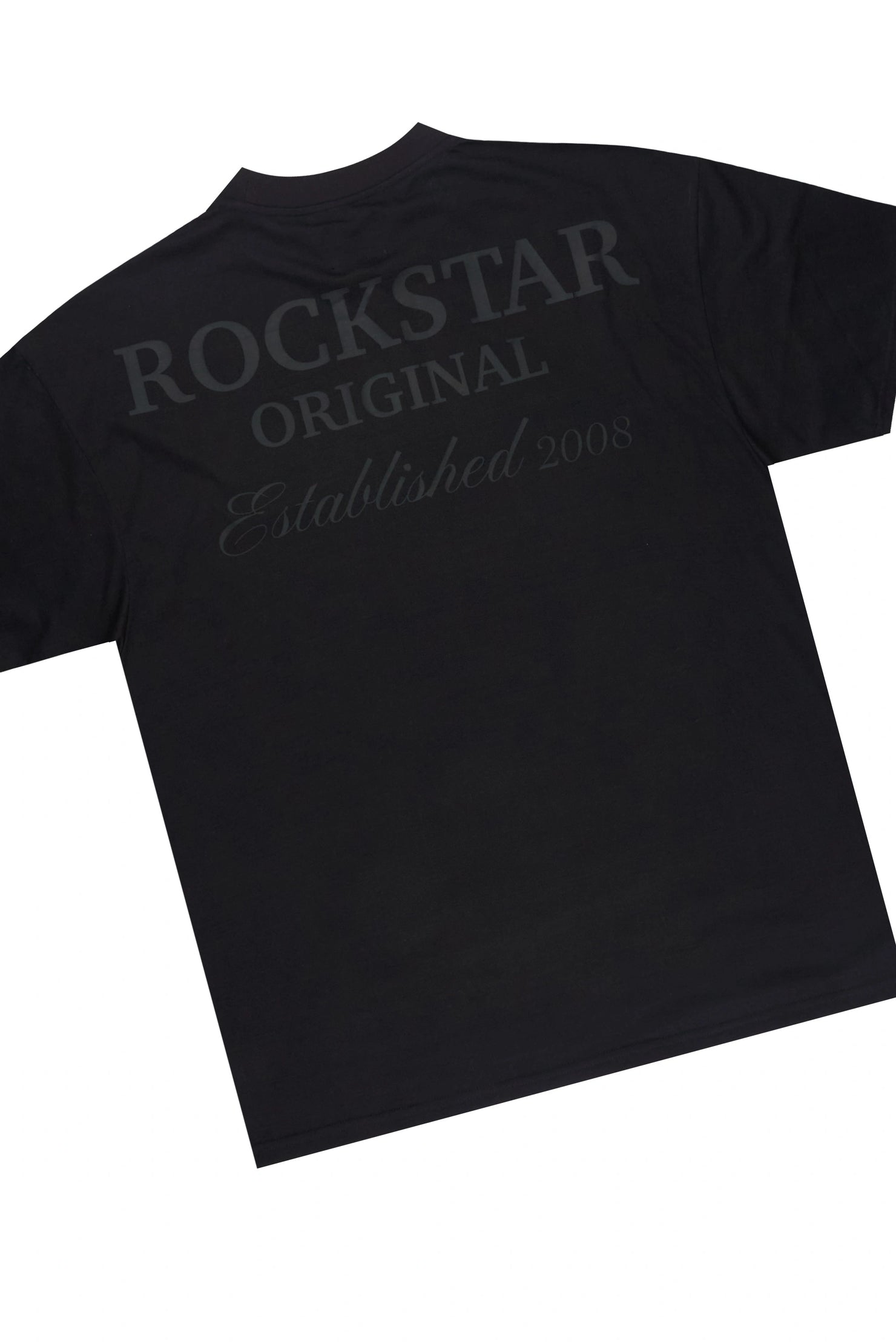 Maximillian Black T-Shirt/Barrel Fit Set