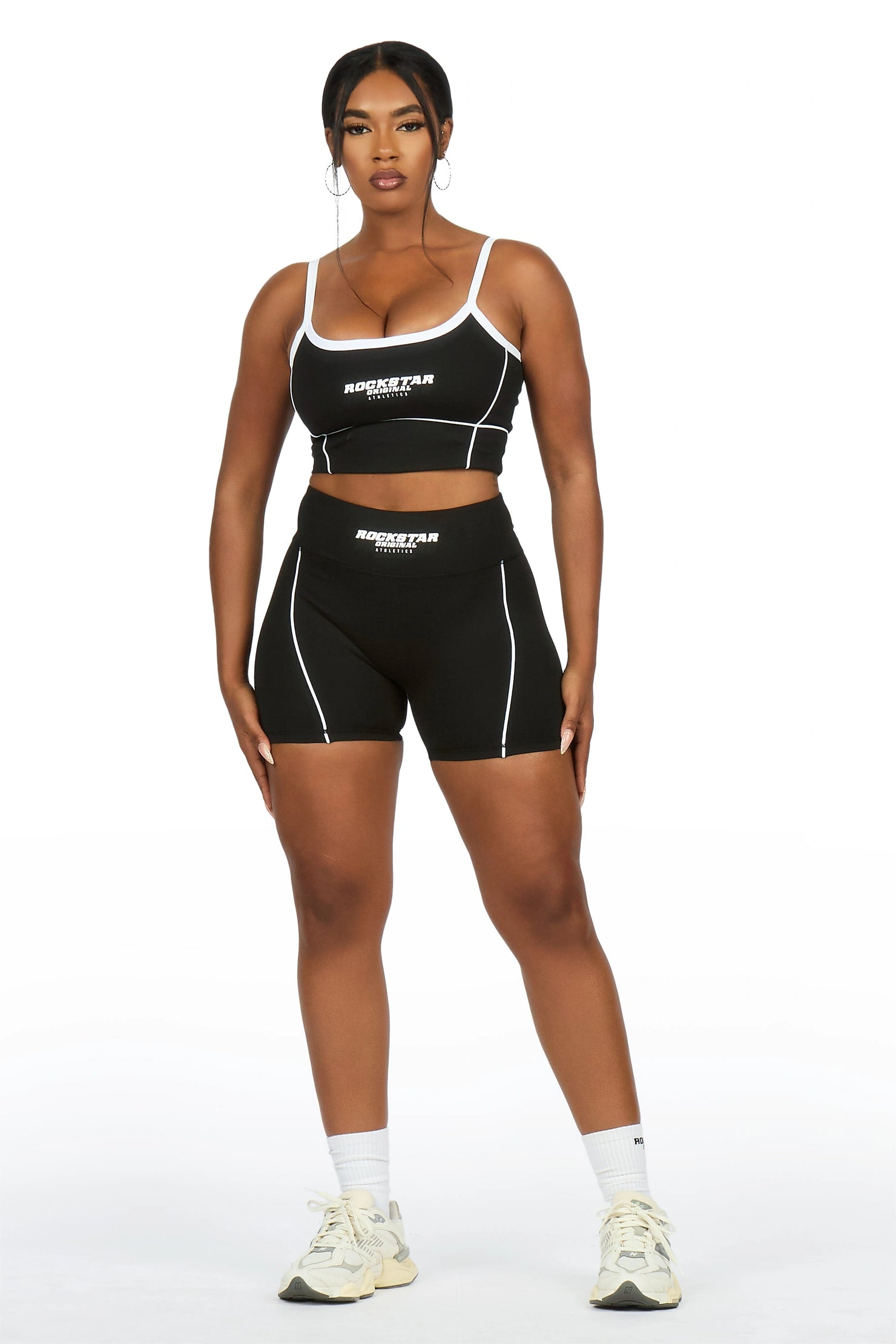 Lamiria Black Active Bike Short Set
