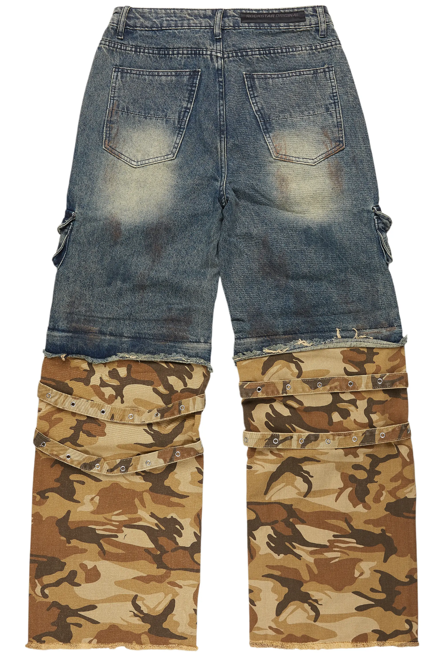 Exxus Dark Blue Baggy Fit Jean