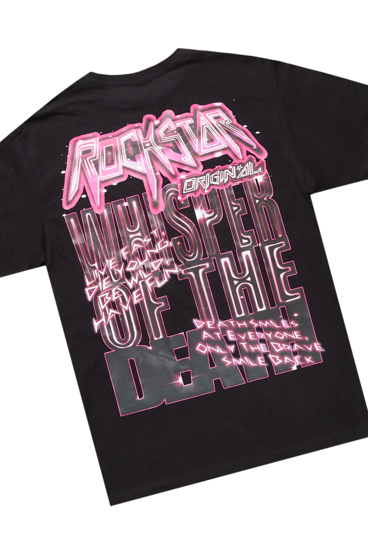 Obern Black T-Shirt Short Set