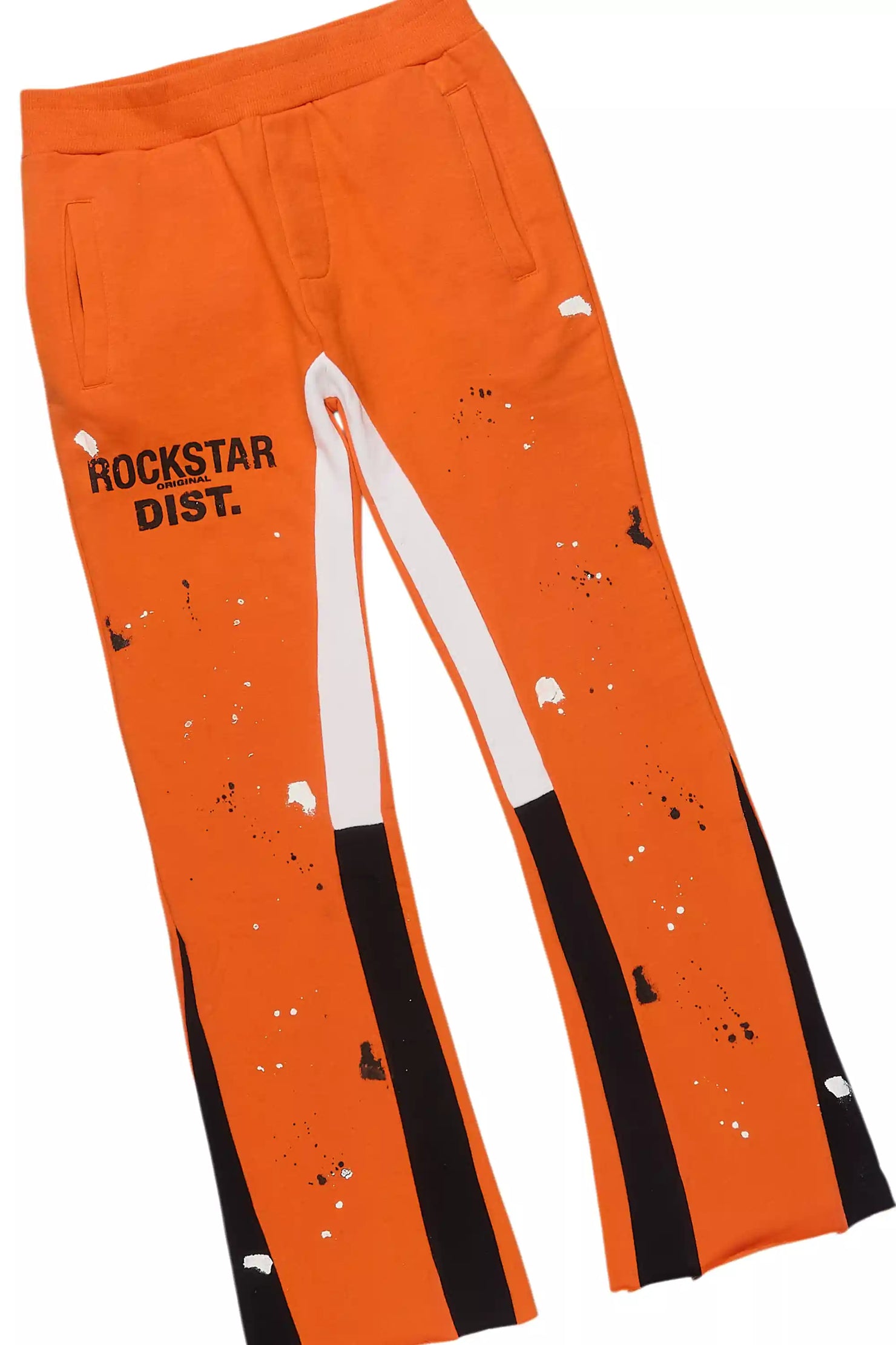 Boys Scottie Orange/Black Stacked Flare Track Set