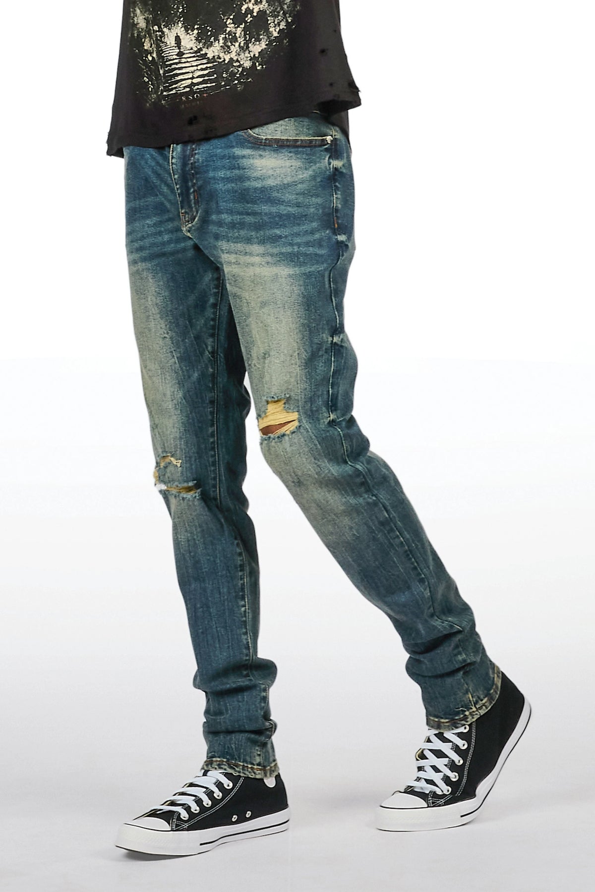 Essam Blue Skinny Fit Jean
