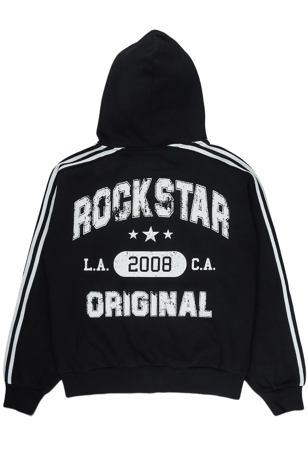 Raykeya Black Zip Up Hoodie