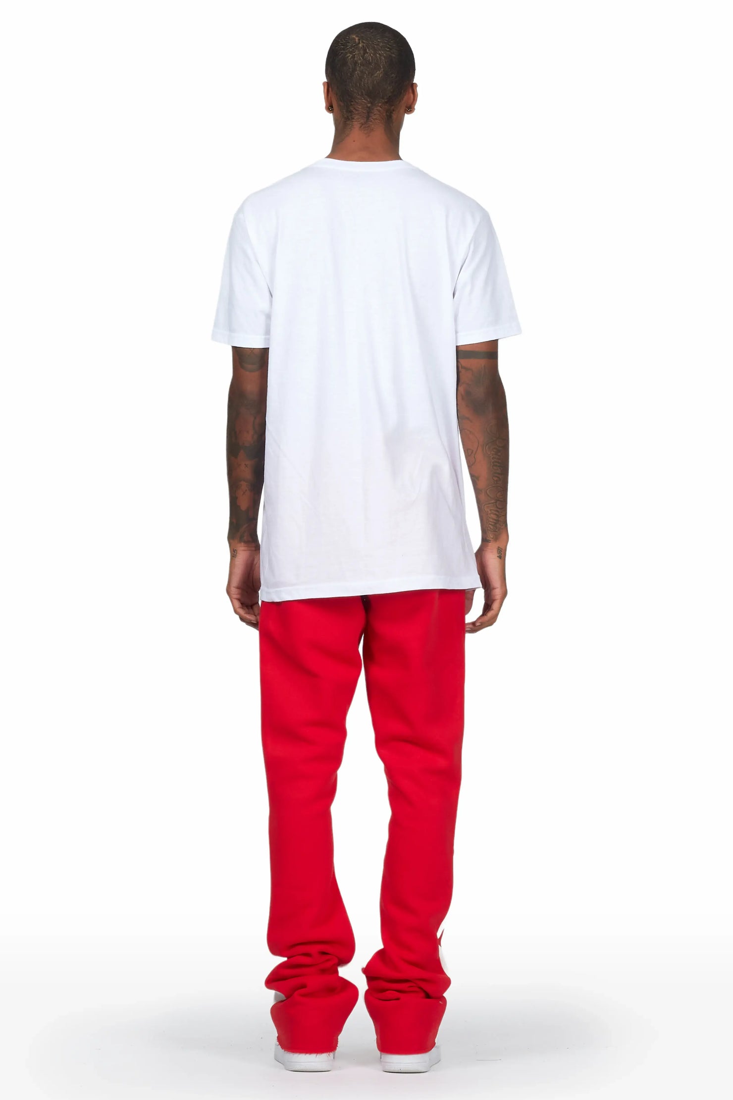 Waller White/Red T-Shirt Stacked Flare Track Set