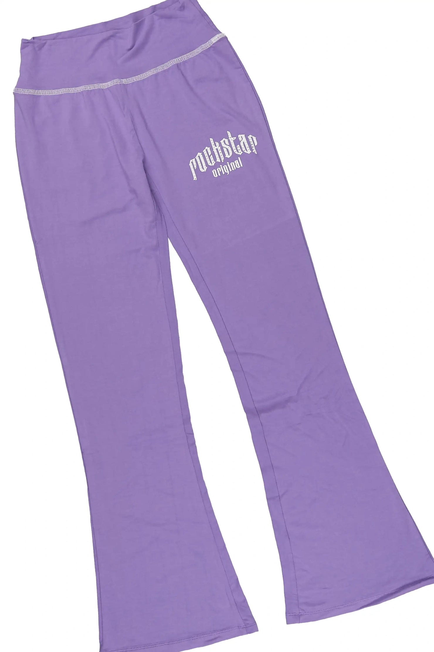 Girls Zyriah Purple Rhinestone Lounge Track Set