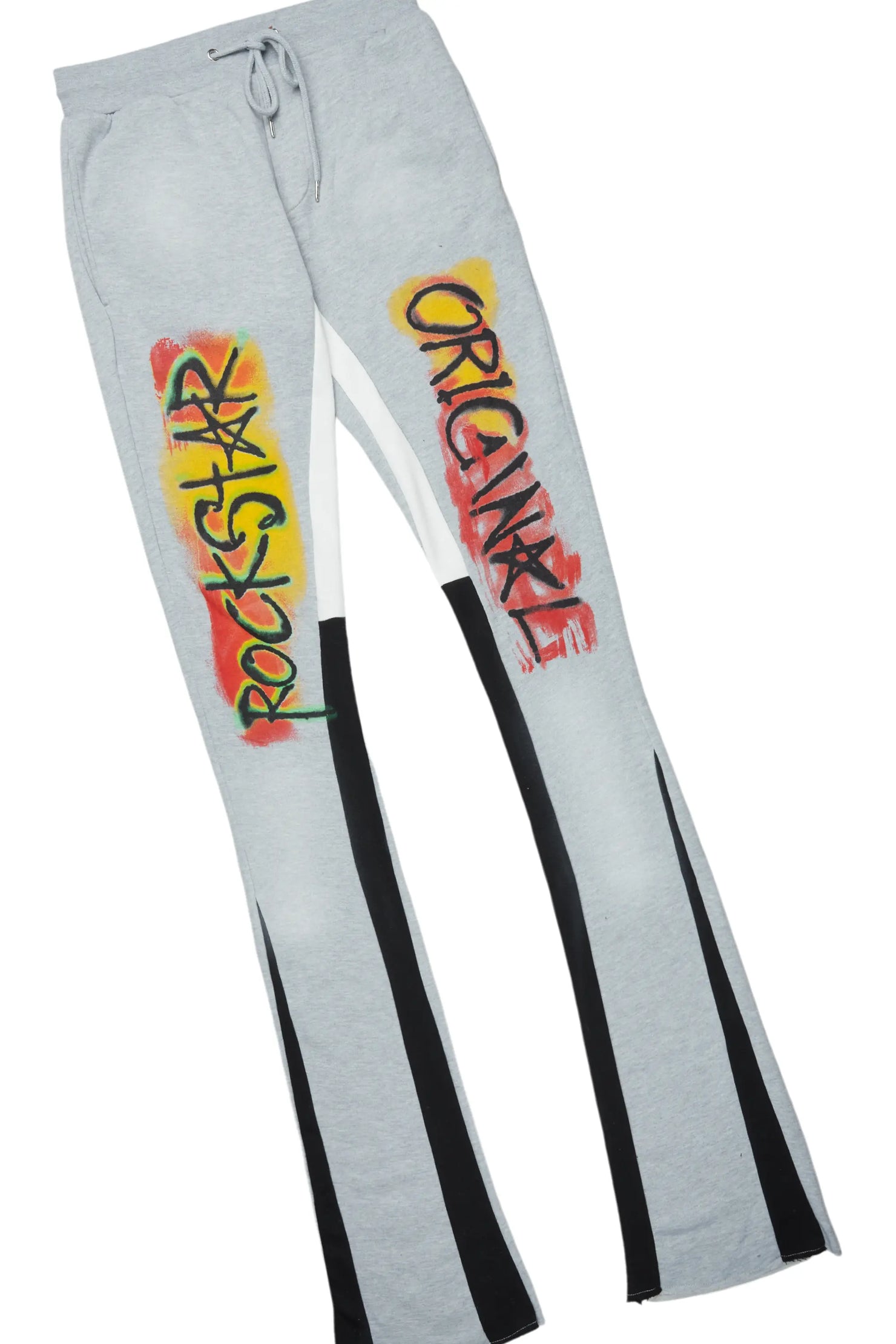 Soweto Heather Grey Super Stacked Hoodie Track Set