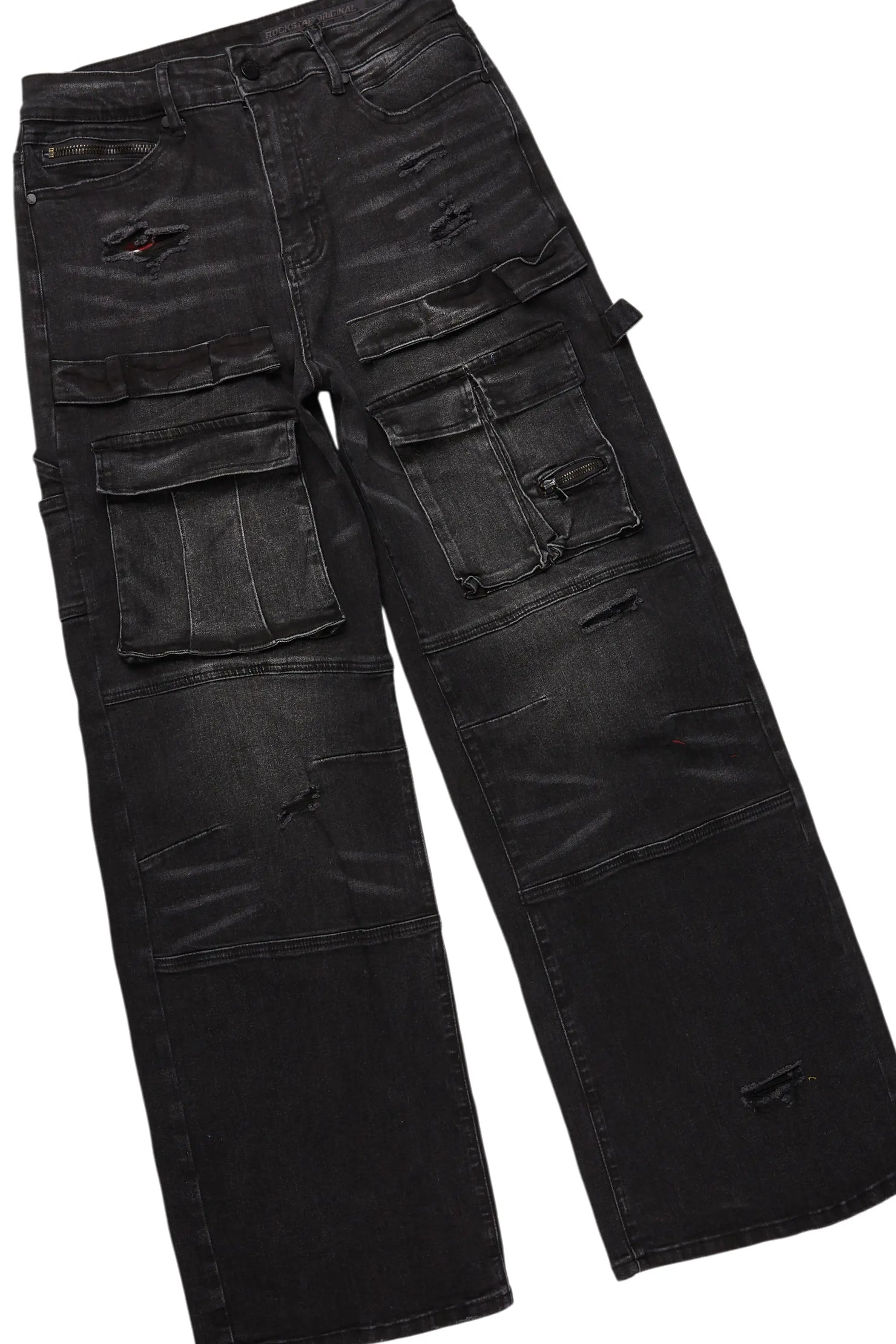 Banyan Black T-Shirt & Burain Baggy Fit Jean Bundle