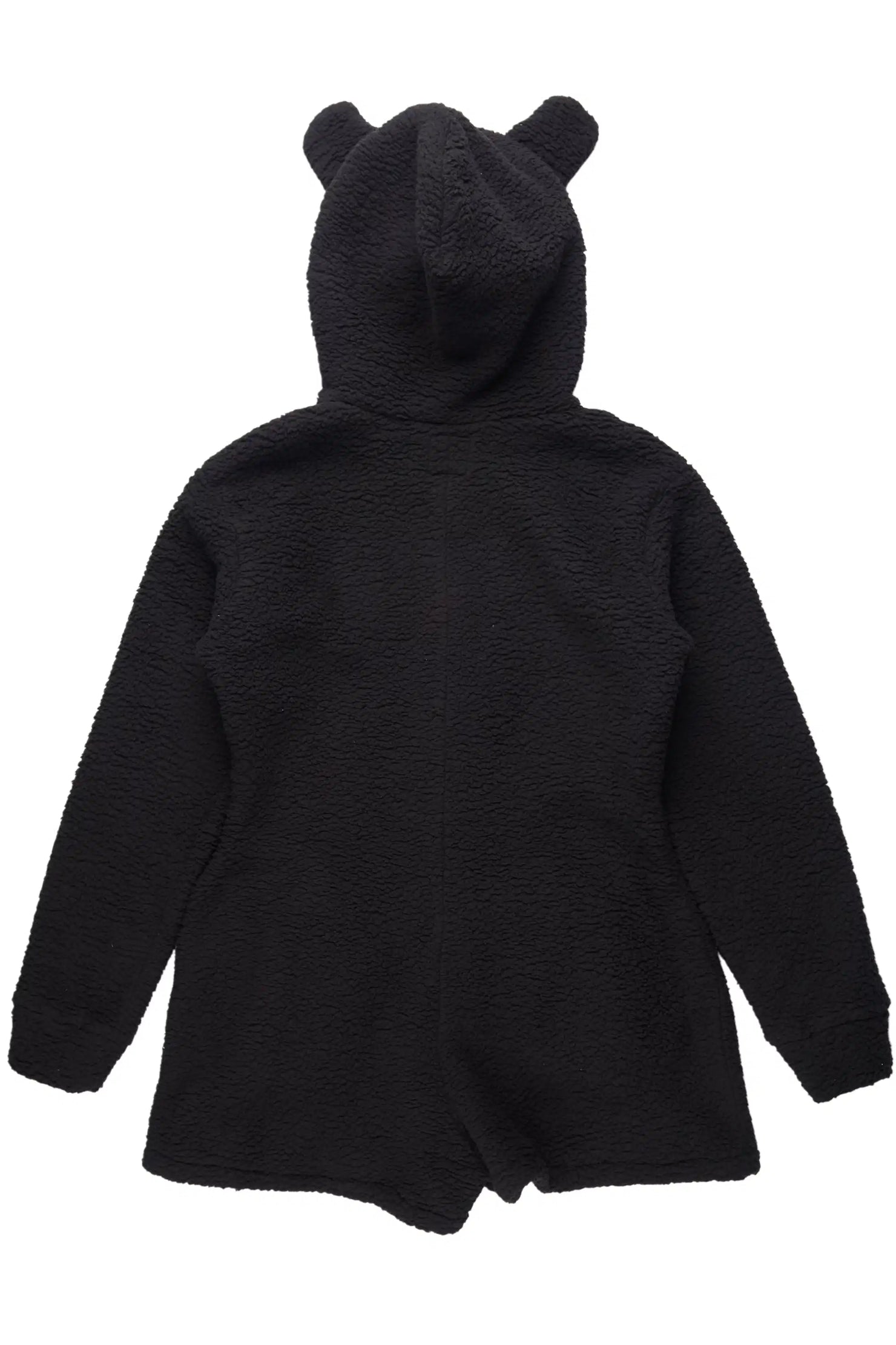 Shanakia Black Romper Sherpa