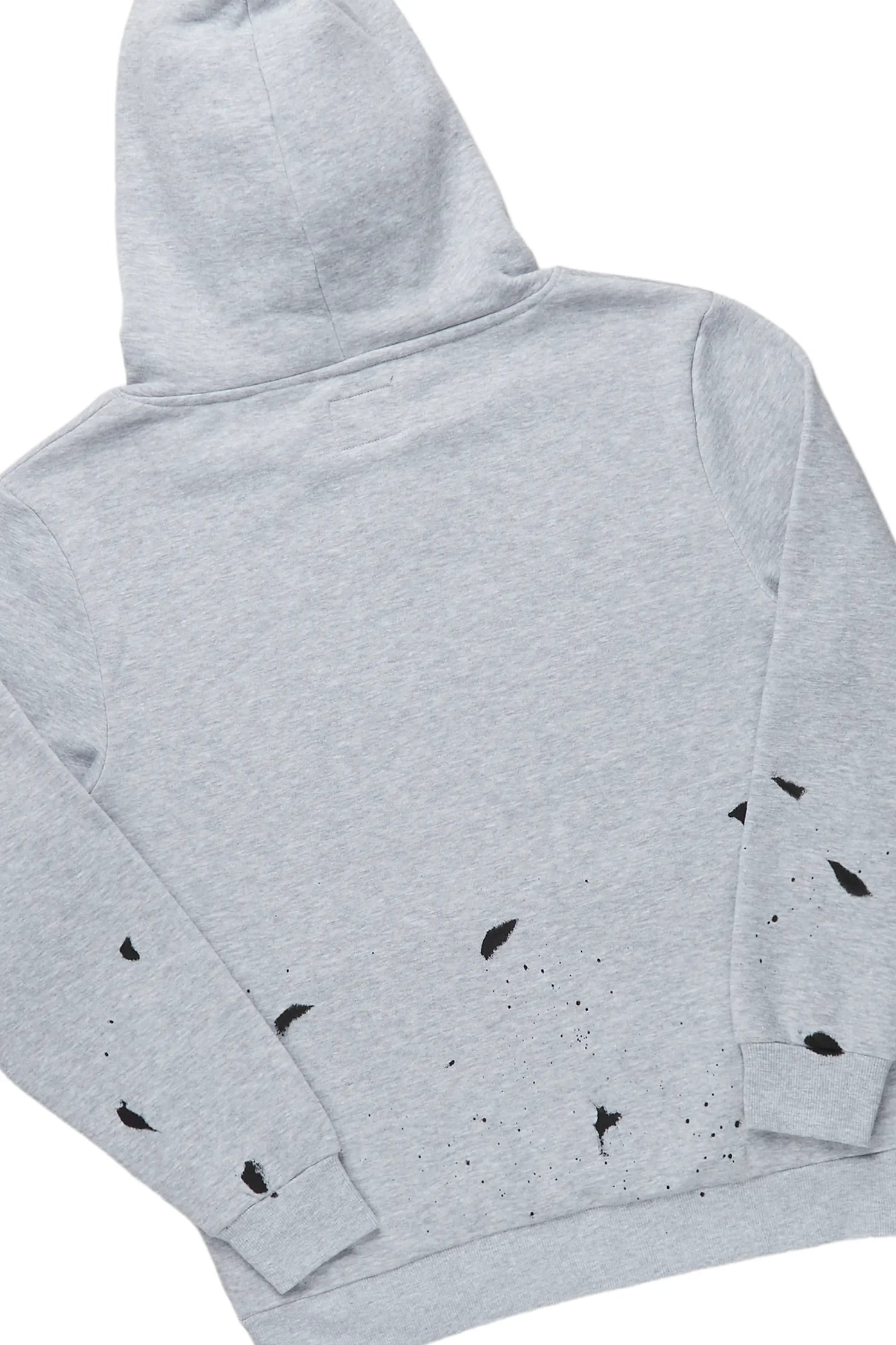 Raffer Grey Hoodie/Stacked Flare Track Set