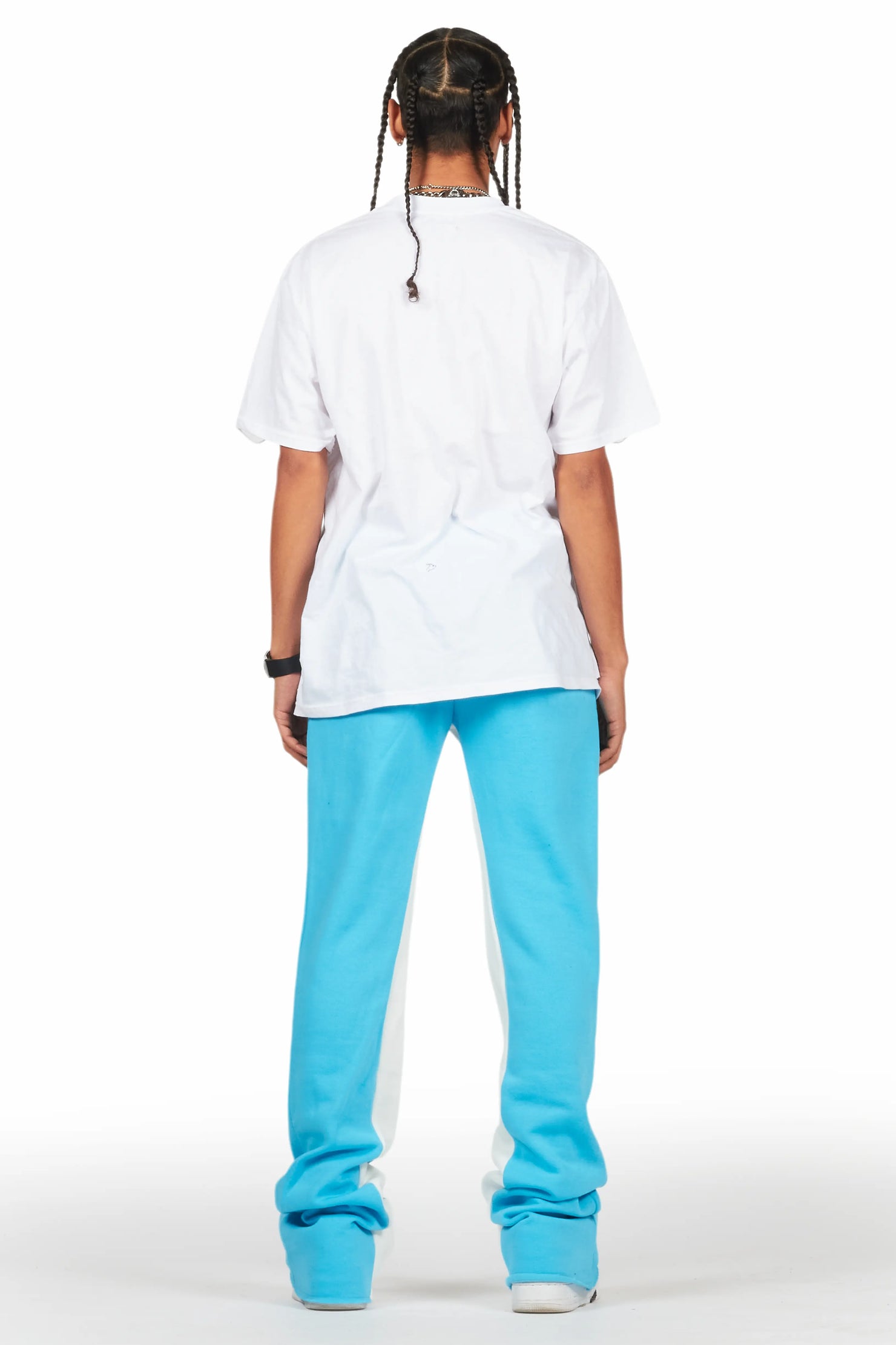 Banyan Blue Graphic Baggy Pant