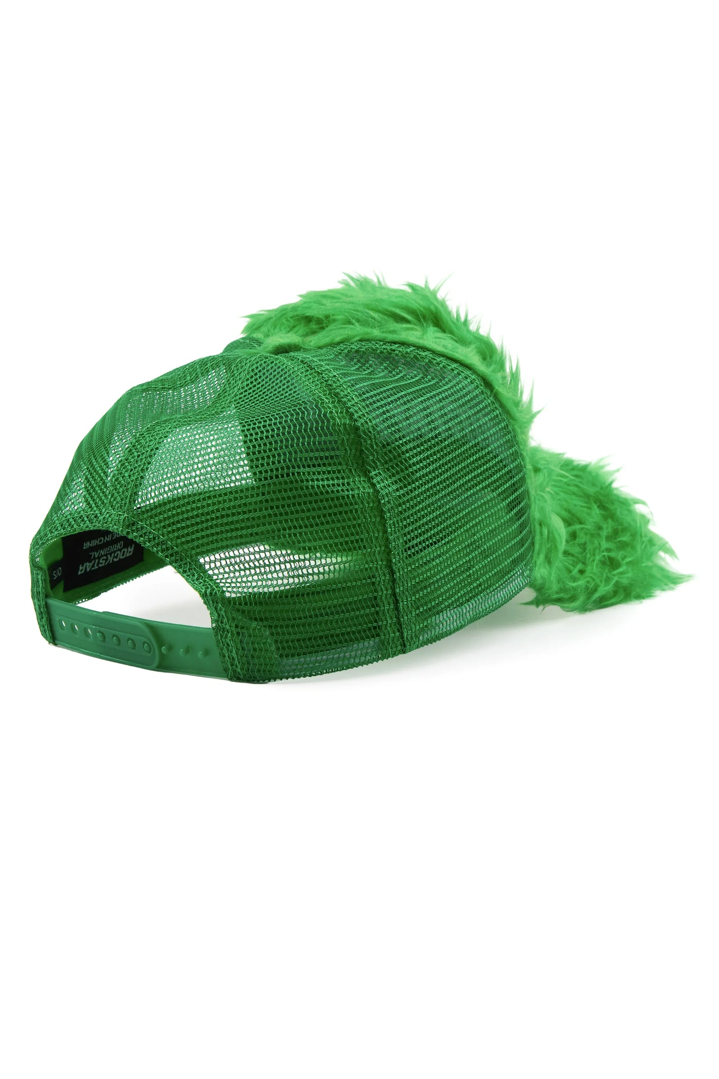 Donnesha Green Shaggy Fur Trucker Hat