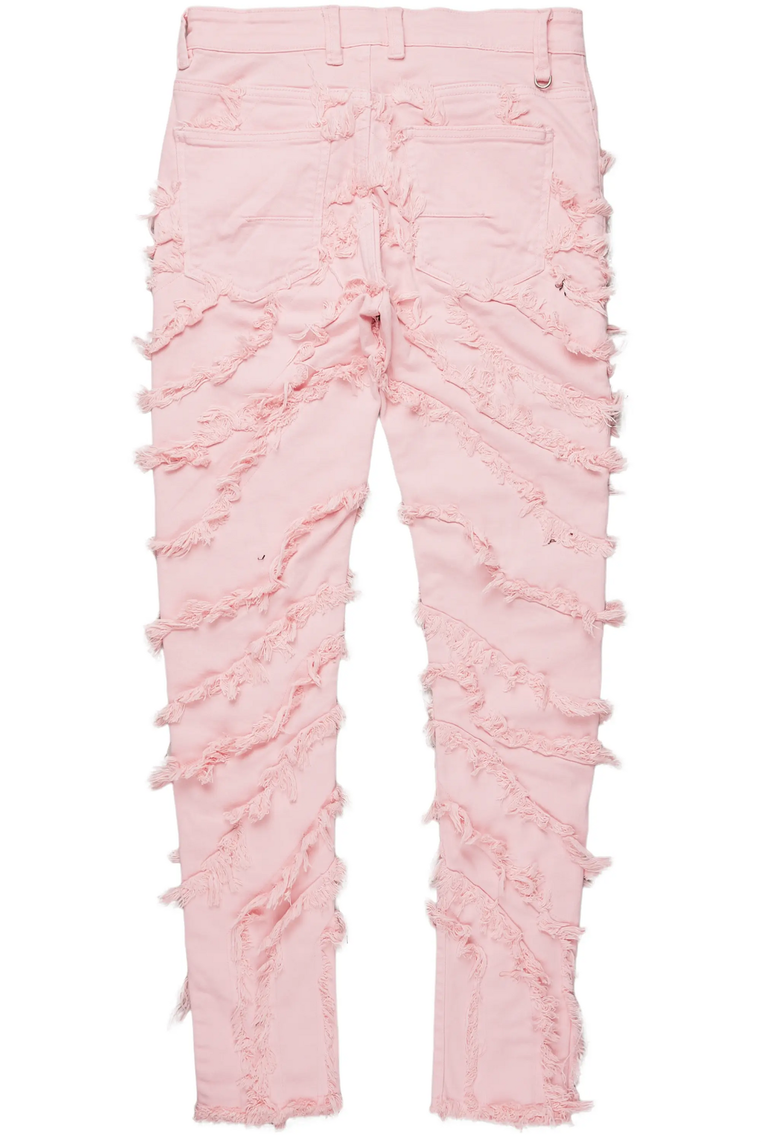 Balta Pink Diagonal Patch Skinny Fit Jean