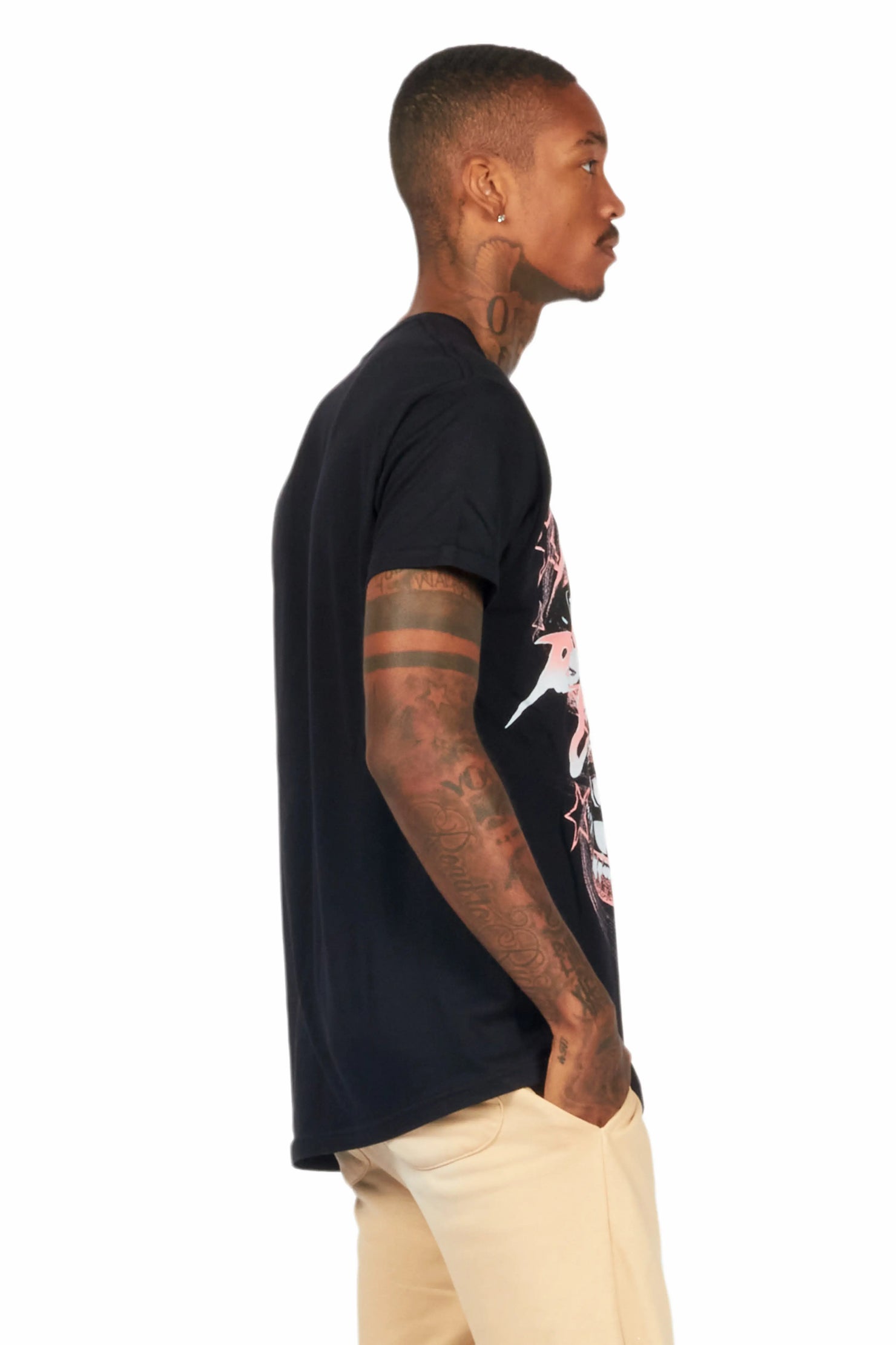 Vanessa Black Graphic T-Shirt