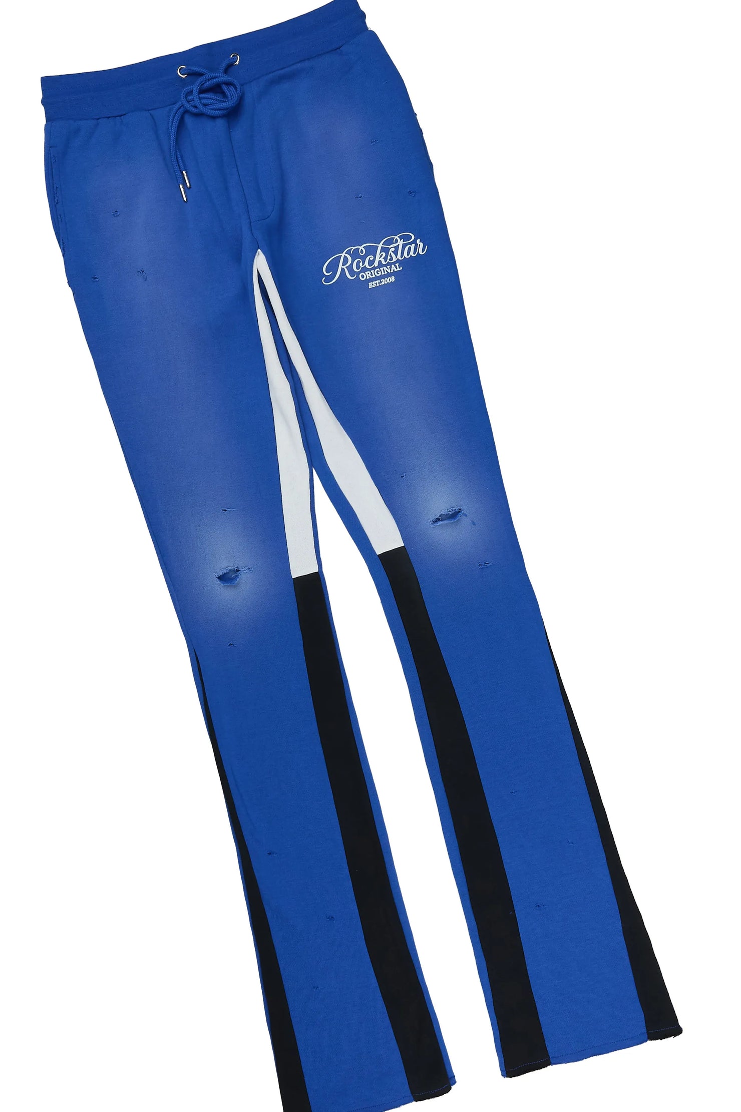 Havoc Royal Blue Hoodie/Stacked Flare Pant Track Set