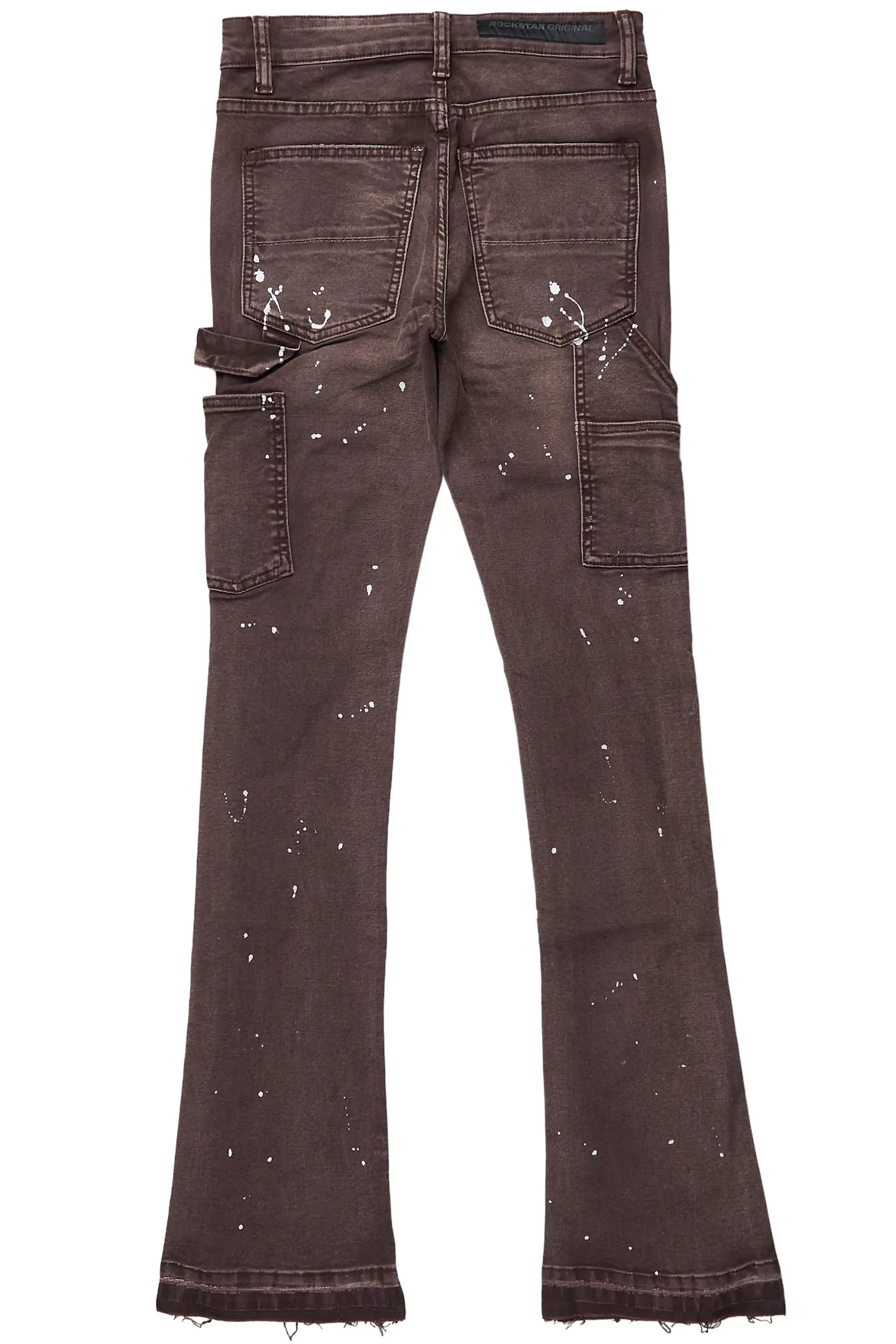 Thorton Brown Stacked Flare Jean
