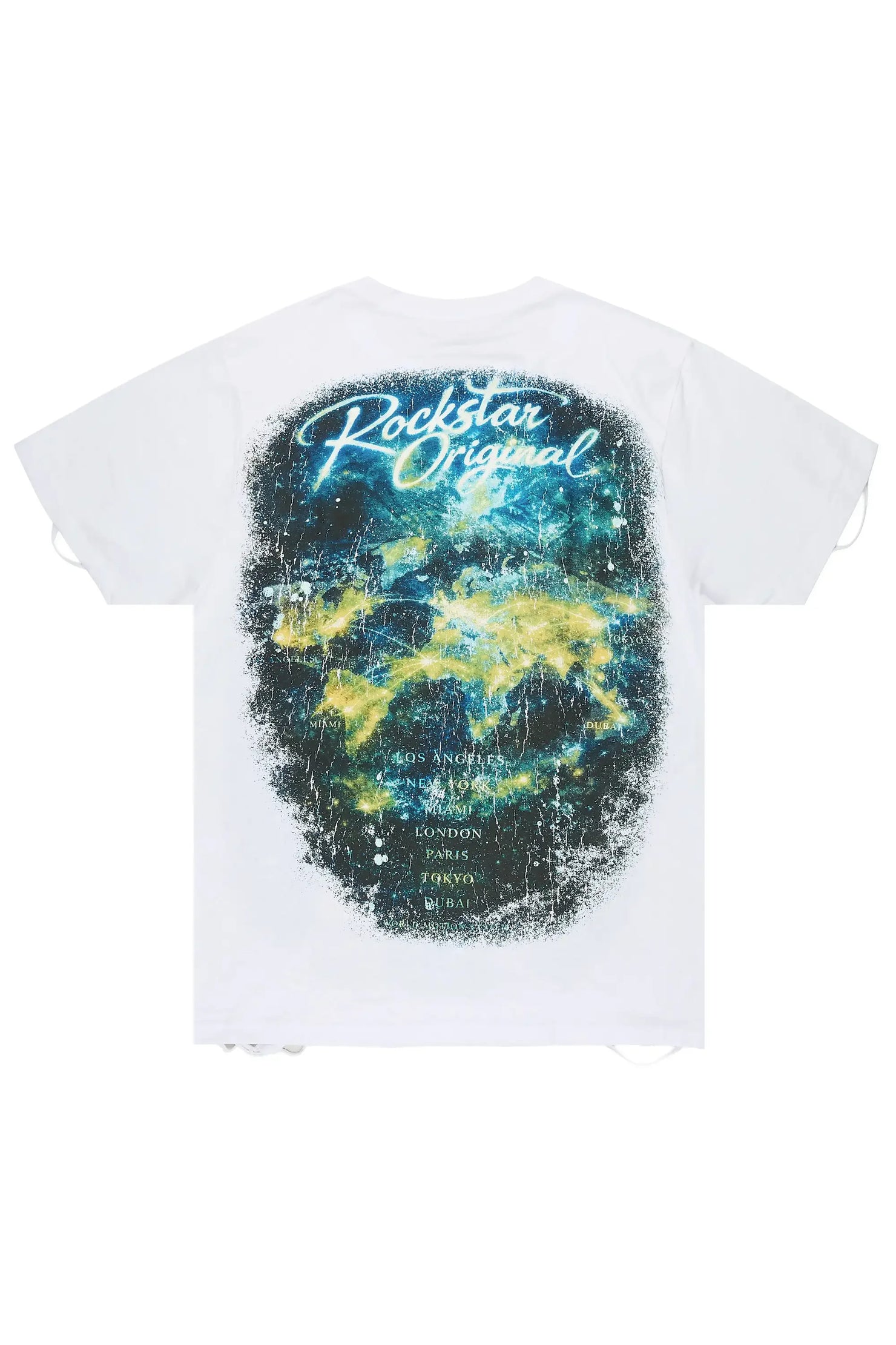 Contreras White Oversized Graphic T-Shirt