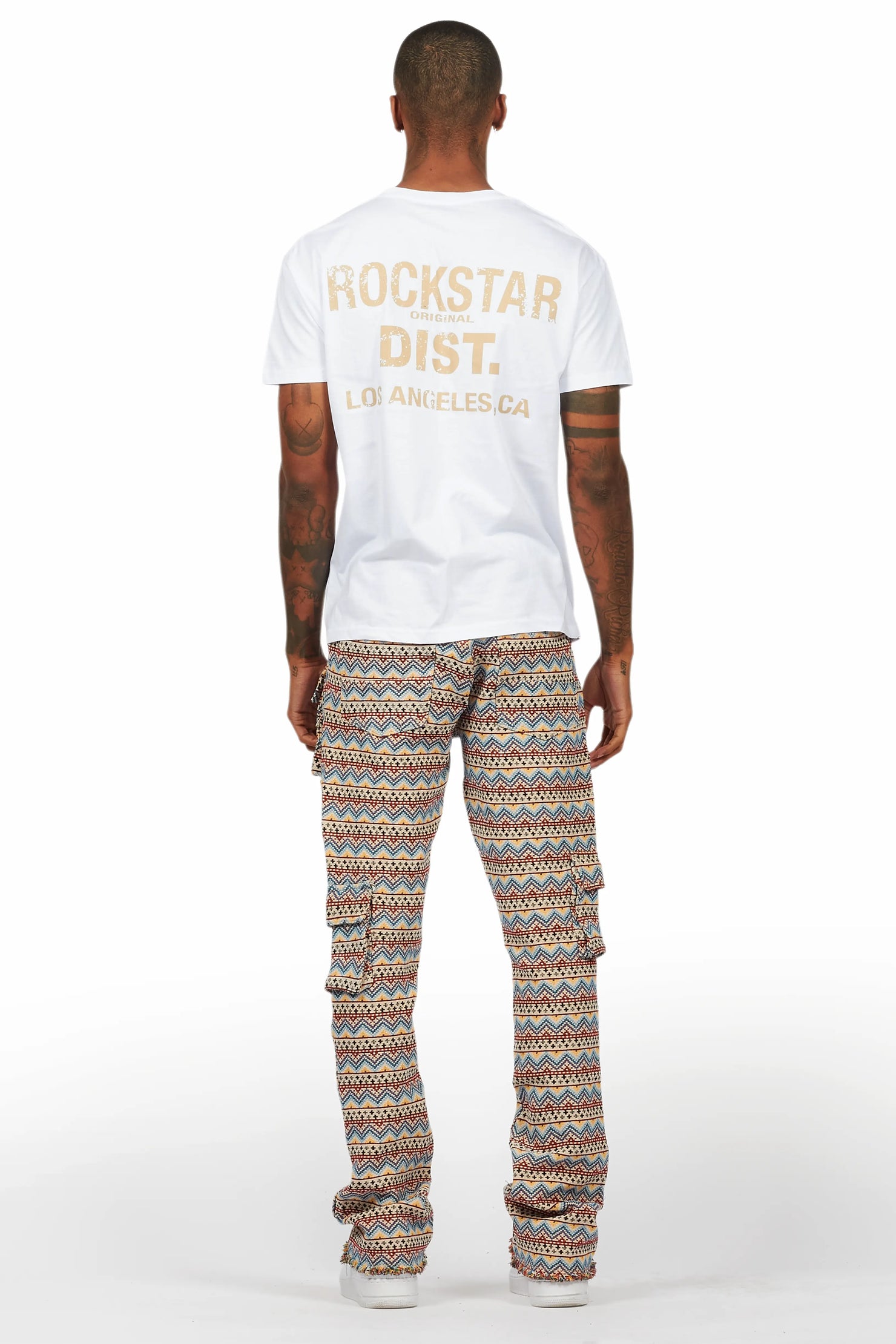 Lake White/Beige T-Shirt/Tapestry Jean Bundle