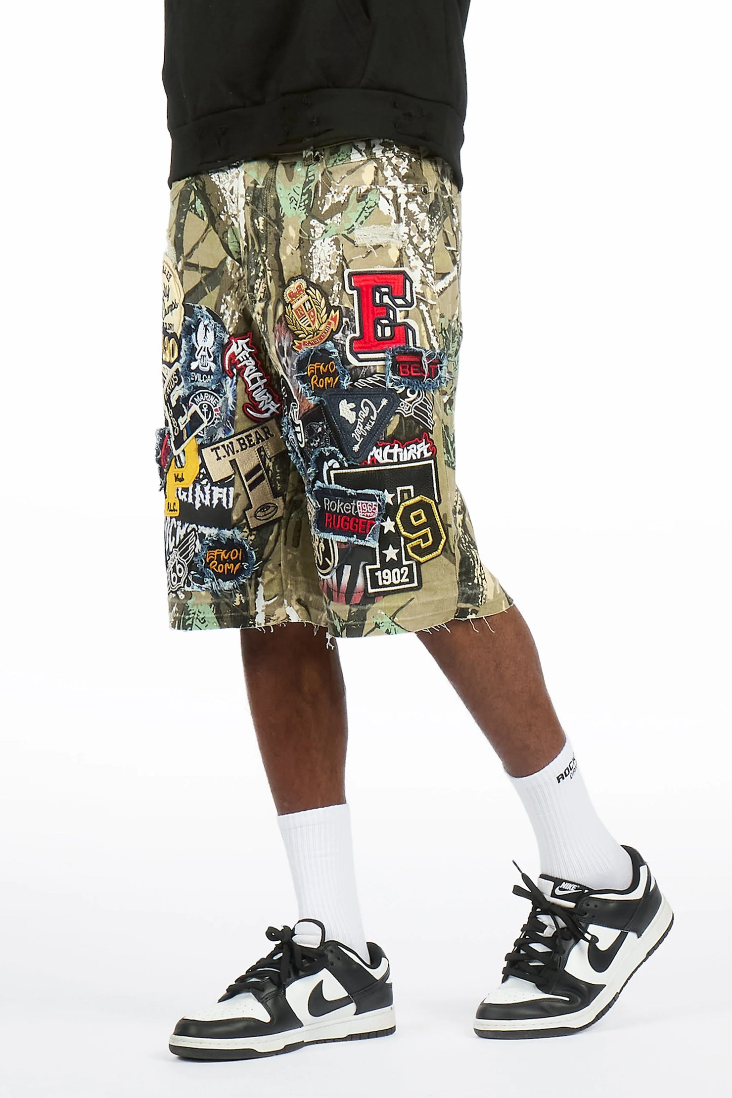 Espen Tree Camo Denim Short