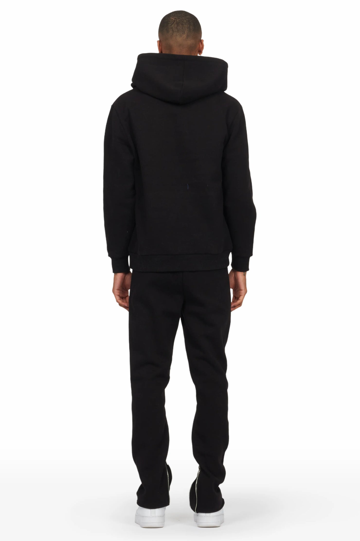 Dayte Nite Black Slim Fit Track Set