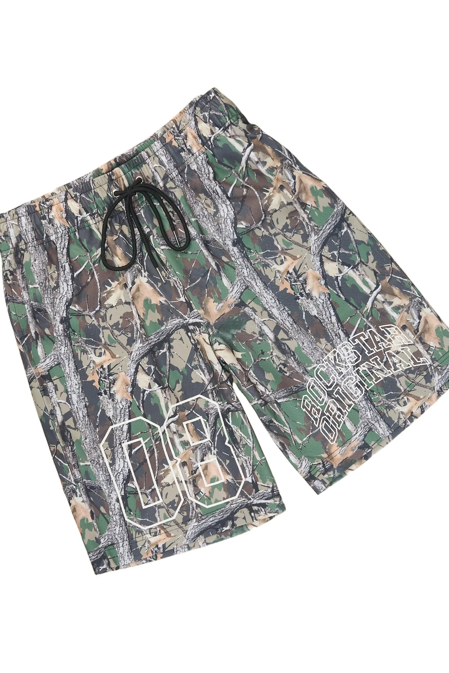 Desiero Green Camo T-Shirt Short Set