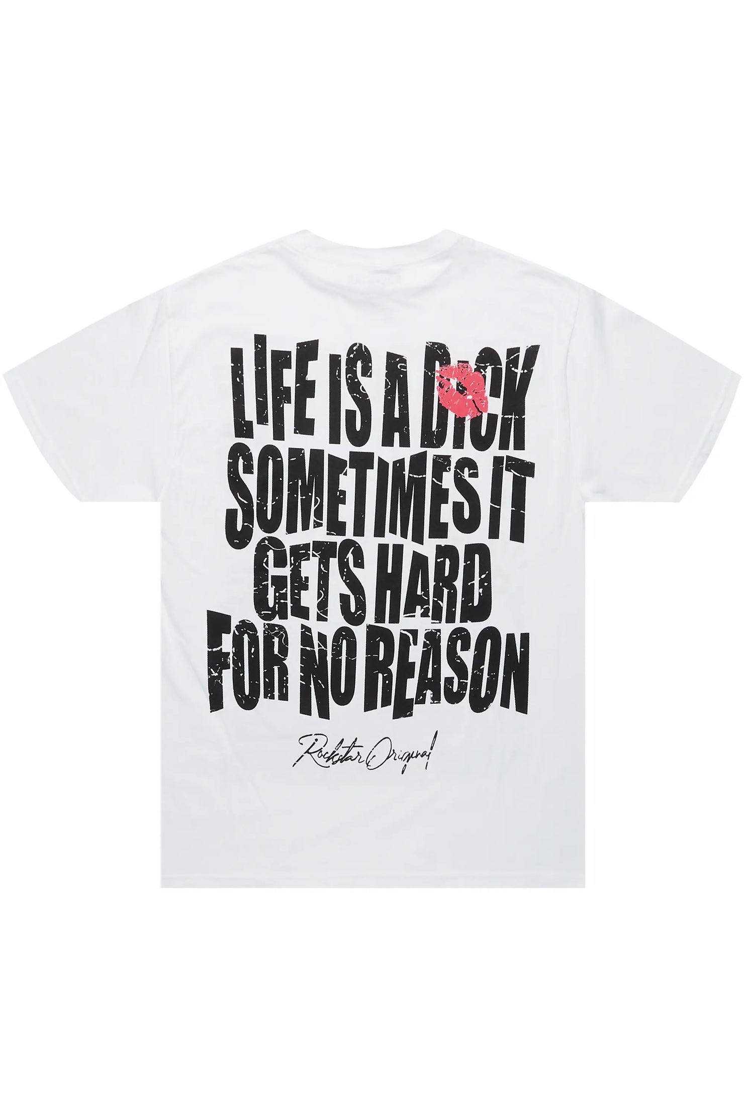 Too Serious White Graphic T-Shirt