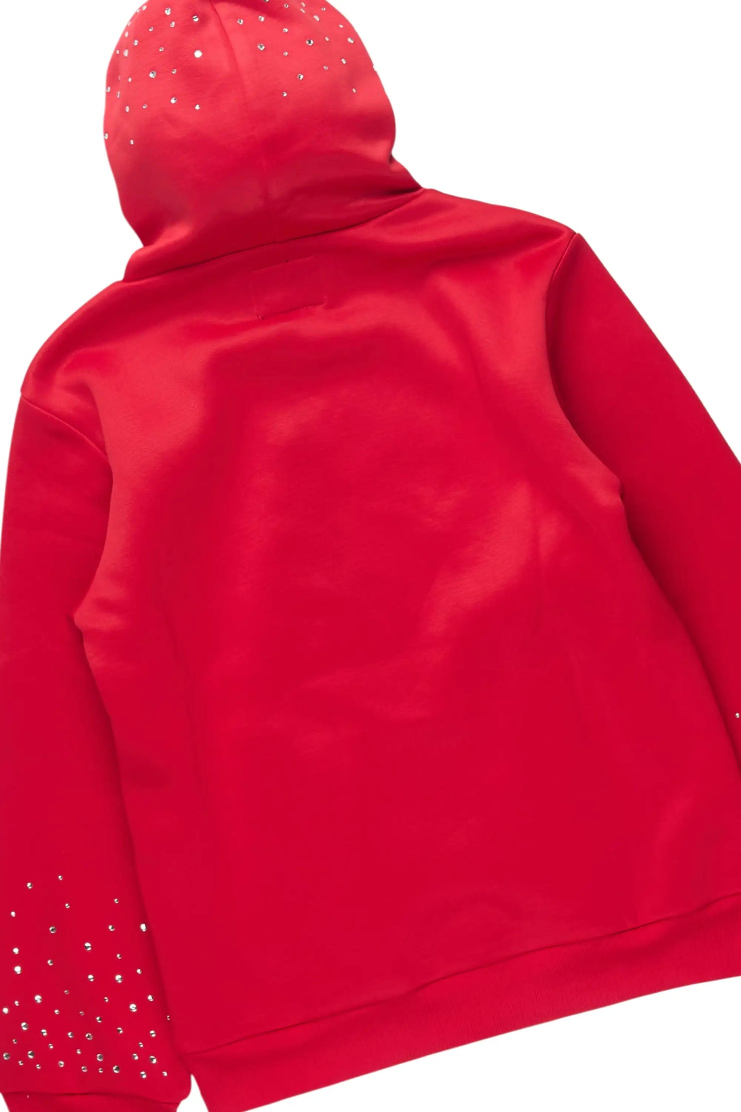 Boys Dontrello 2.0 Red Rhinestone Stacked Track Set