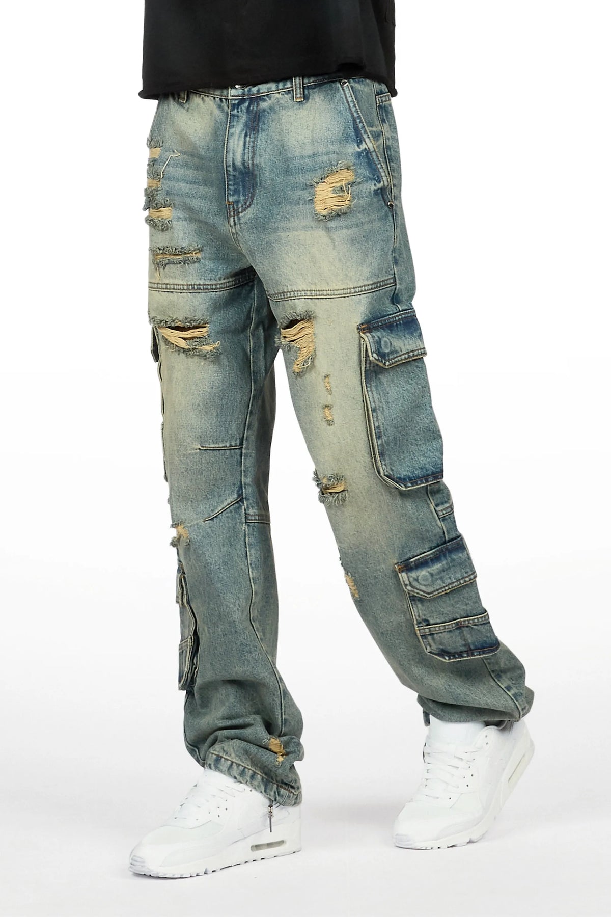 Sylvie Blue Straight Fit Jean
