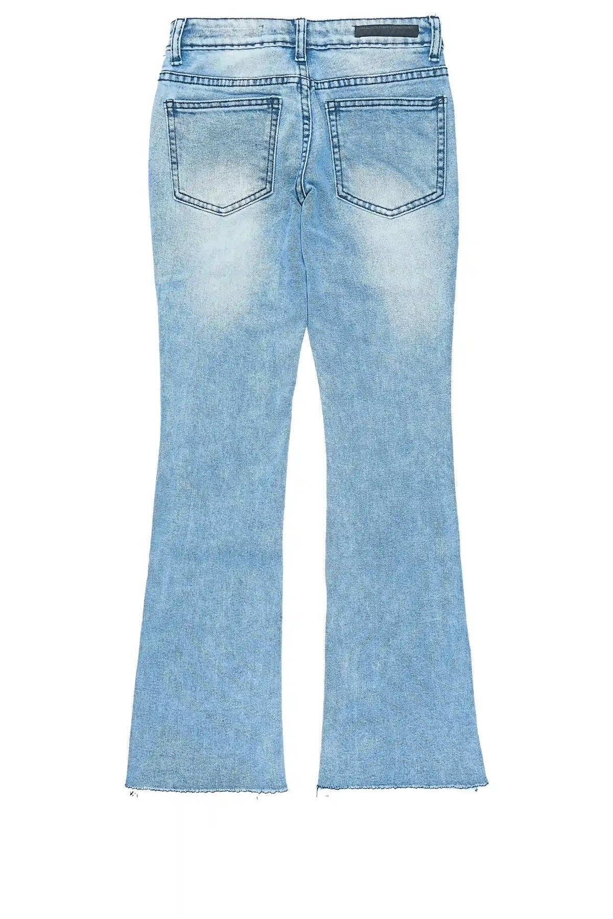 Girls Daga Blue 2.0 Stacked Flare Jean