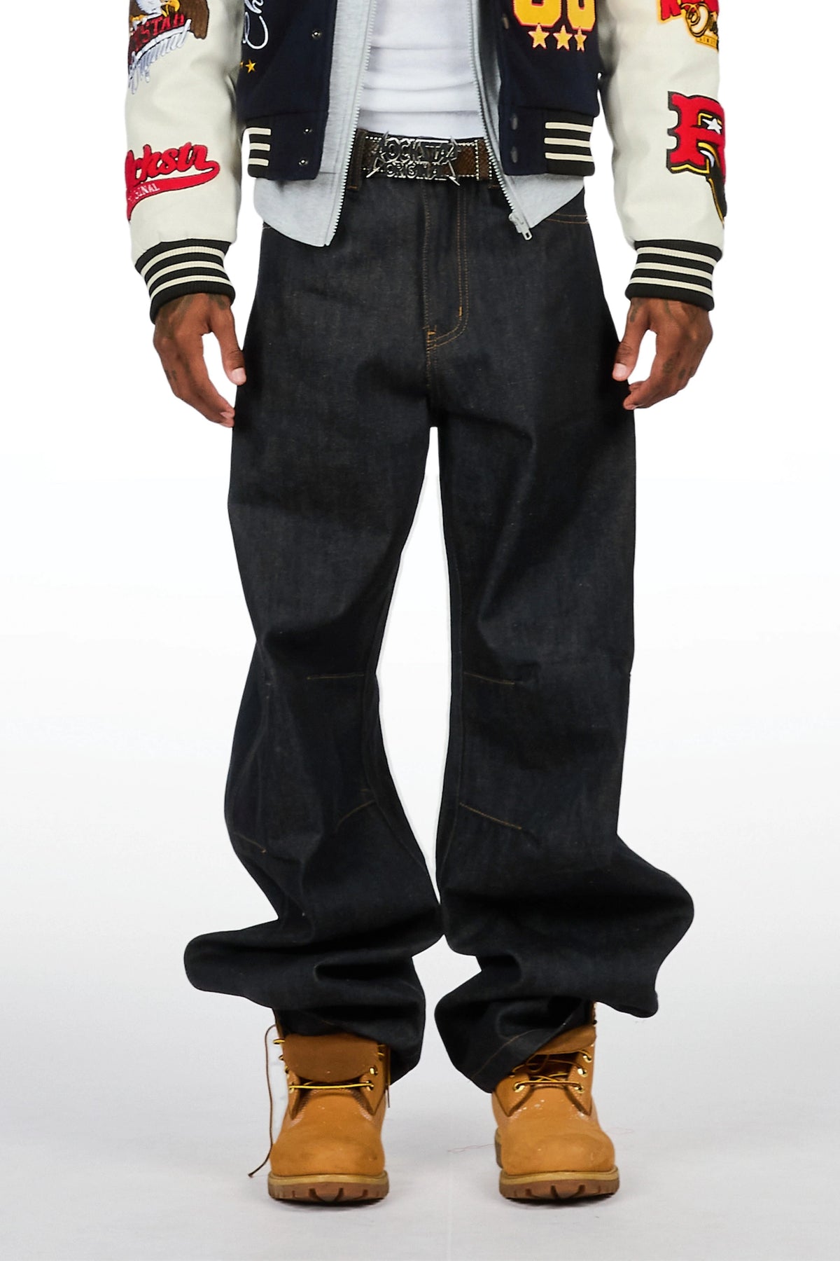 Fame Raw Blue Barrel Fit Jean