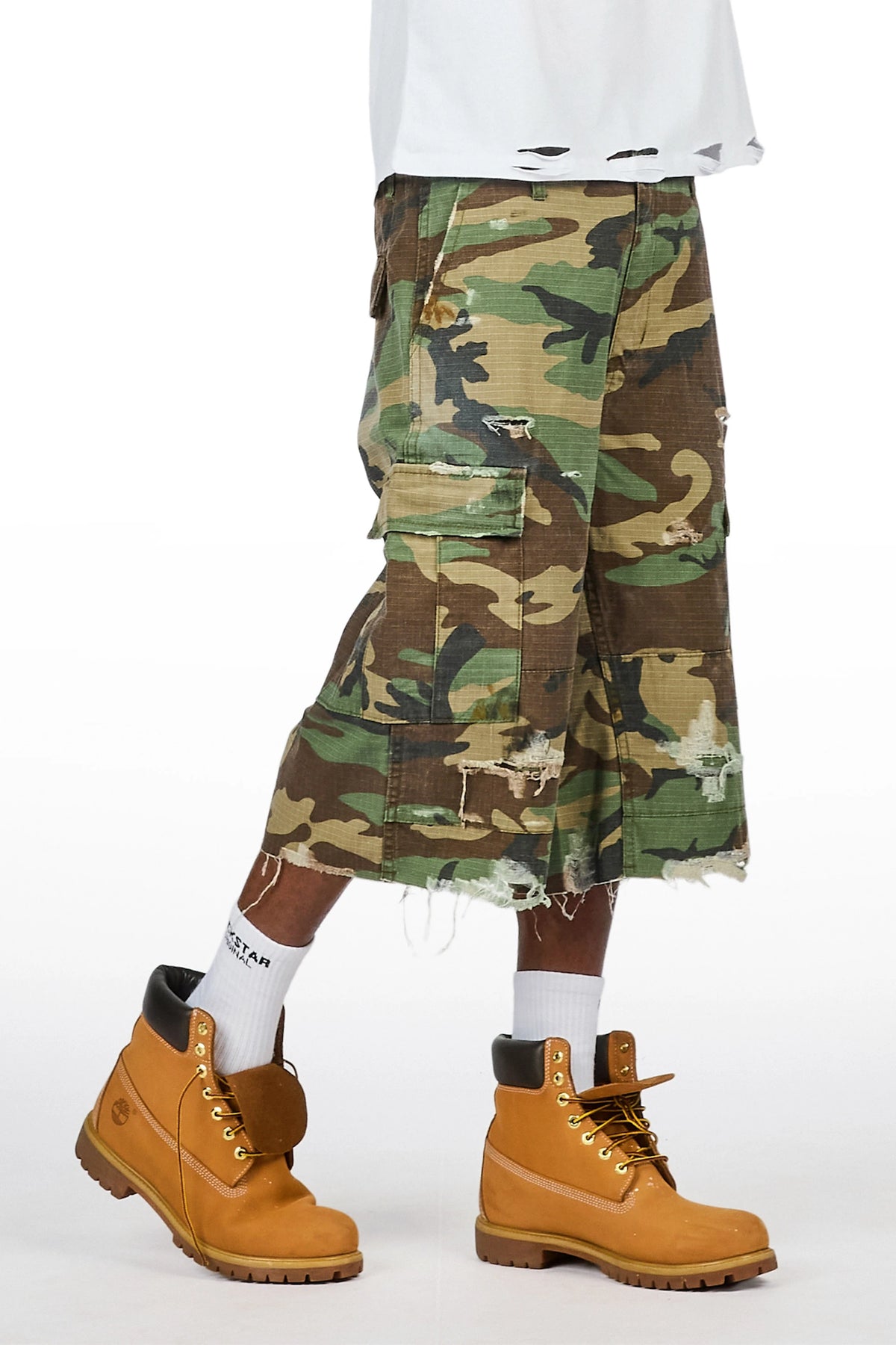 Bronsen Camo Cargo Jort