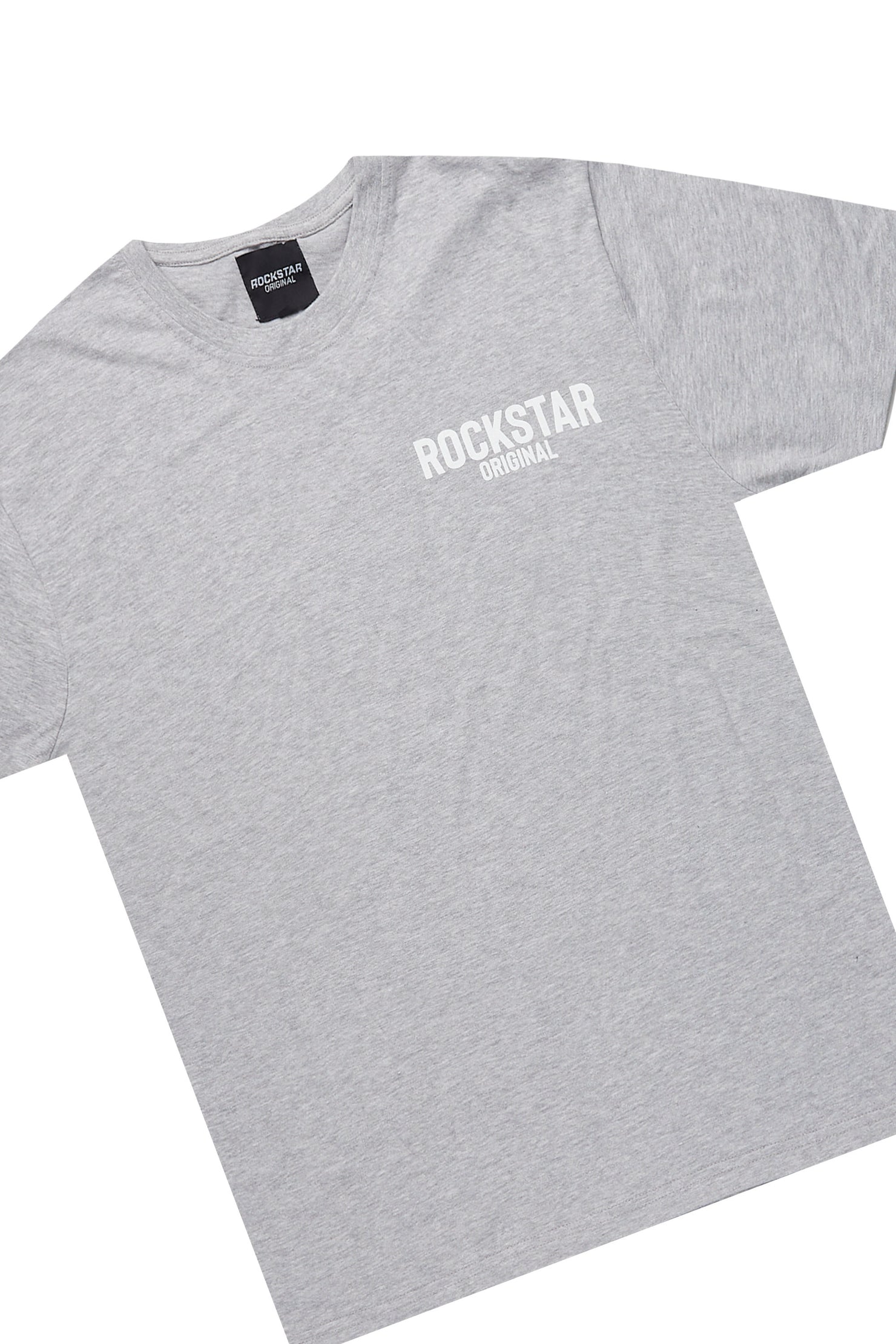 Sana Heather Grey Relaxed T-Shirt/Short Set