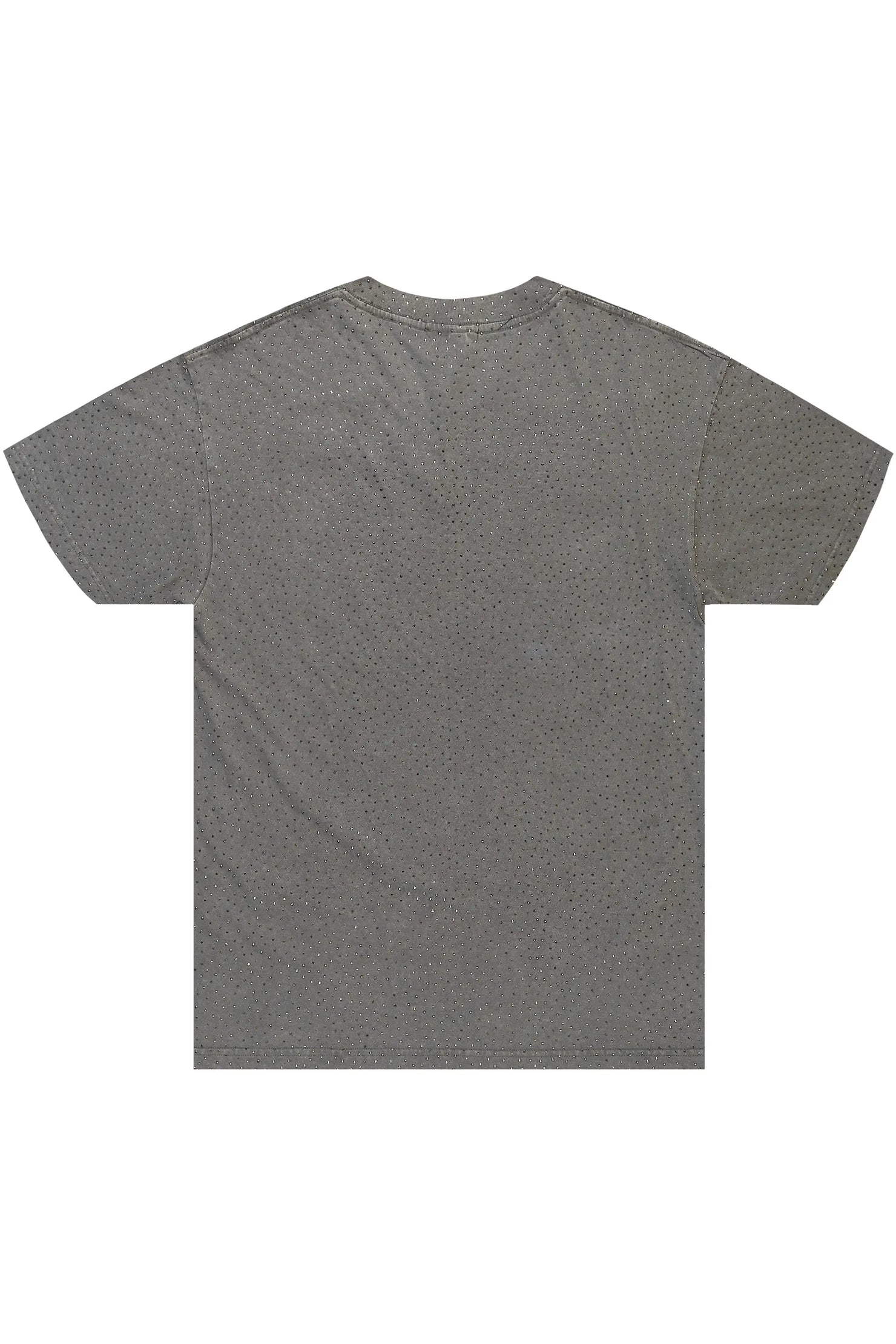 Andros Grey Graphic Rhinestone T-Shirt