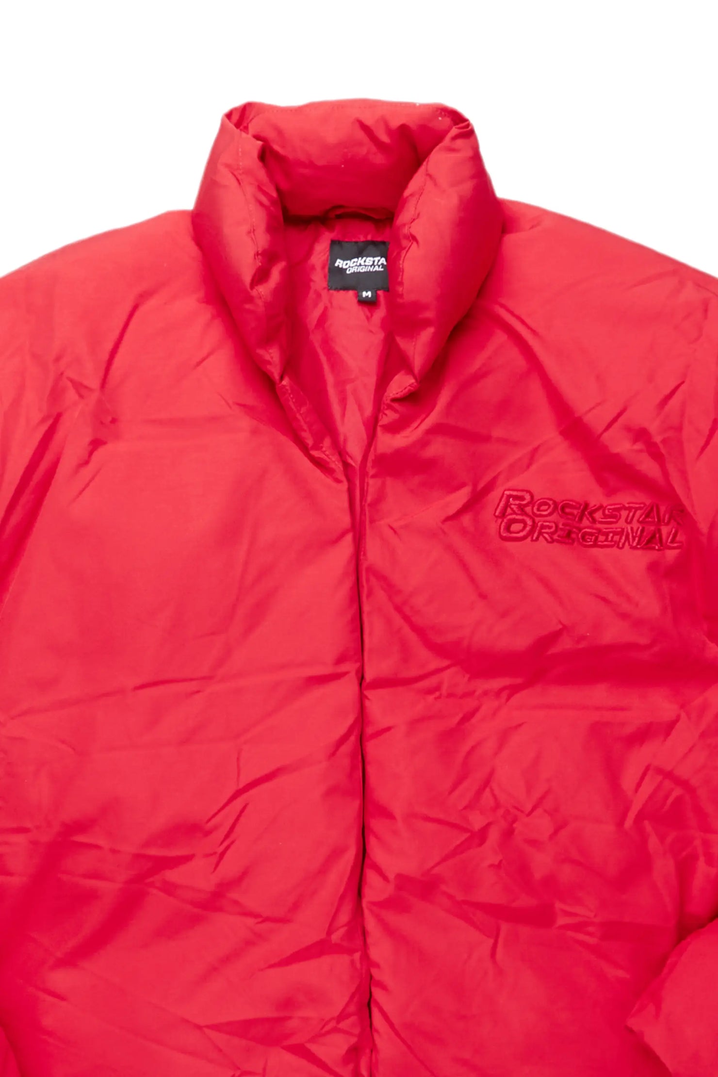 Damien Red Puffer Jacket