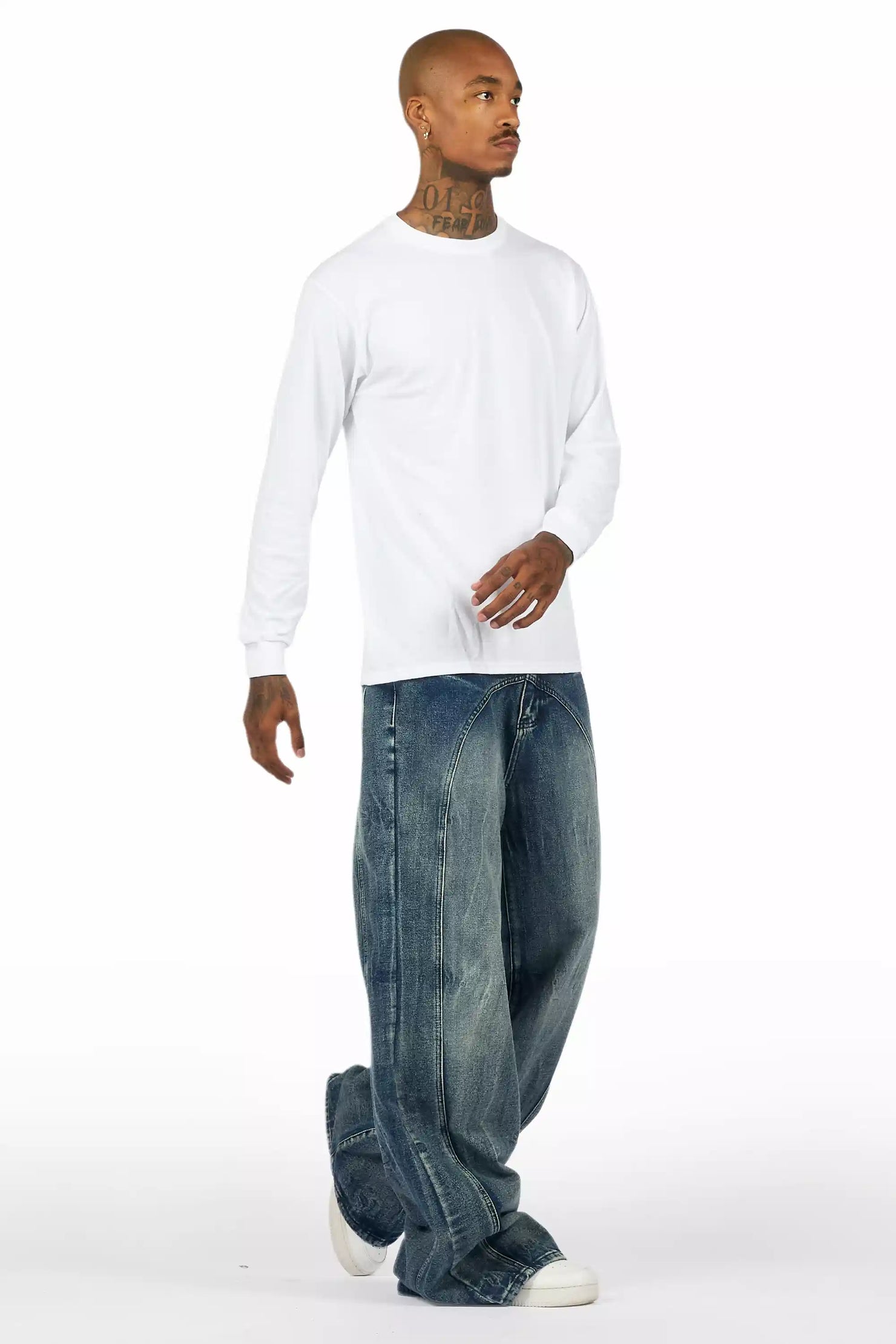 Ballen Blue Baggy Jeans