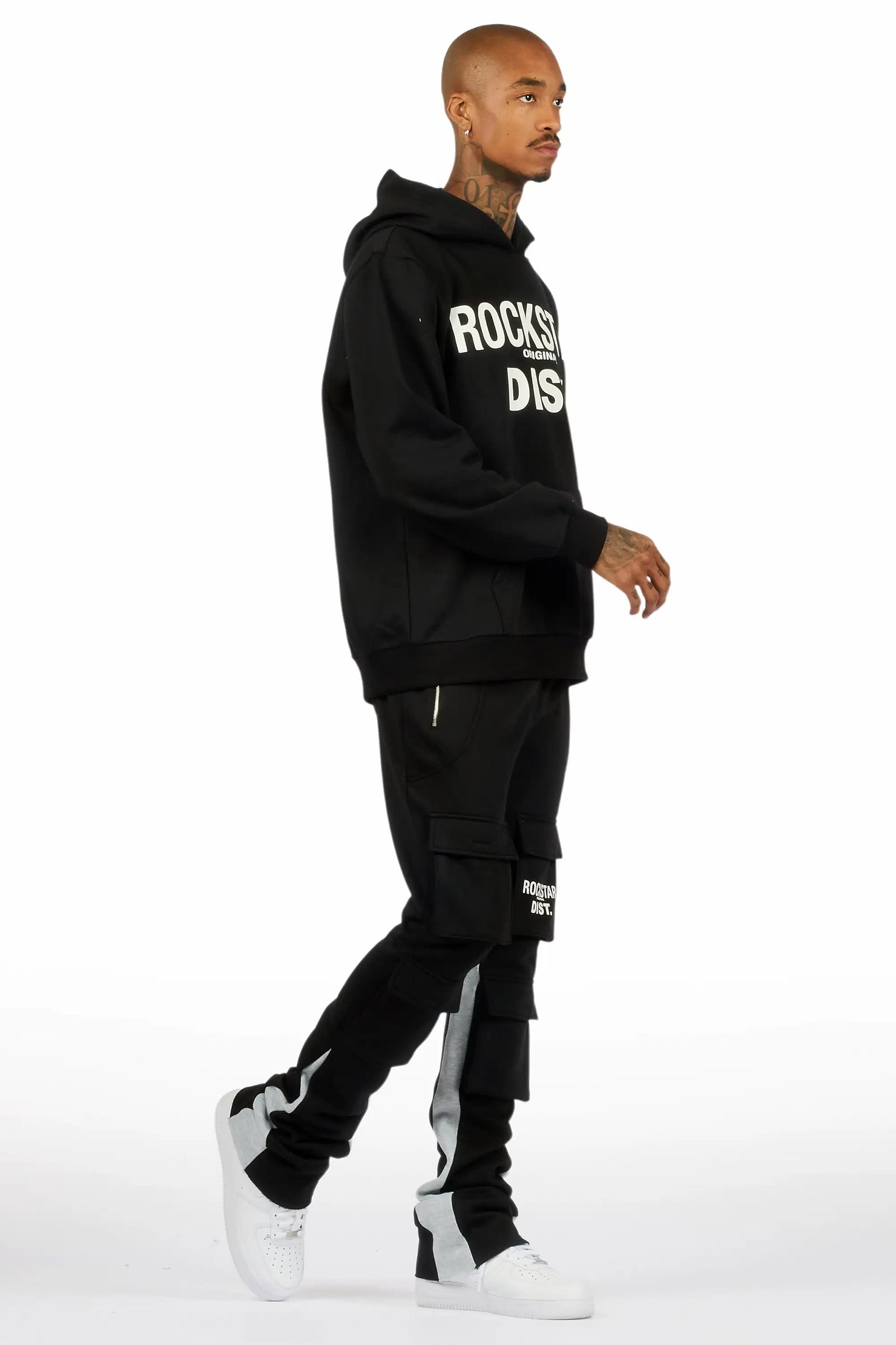 Antoon Black Stacked Track Set
