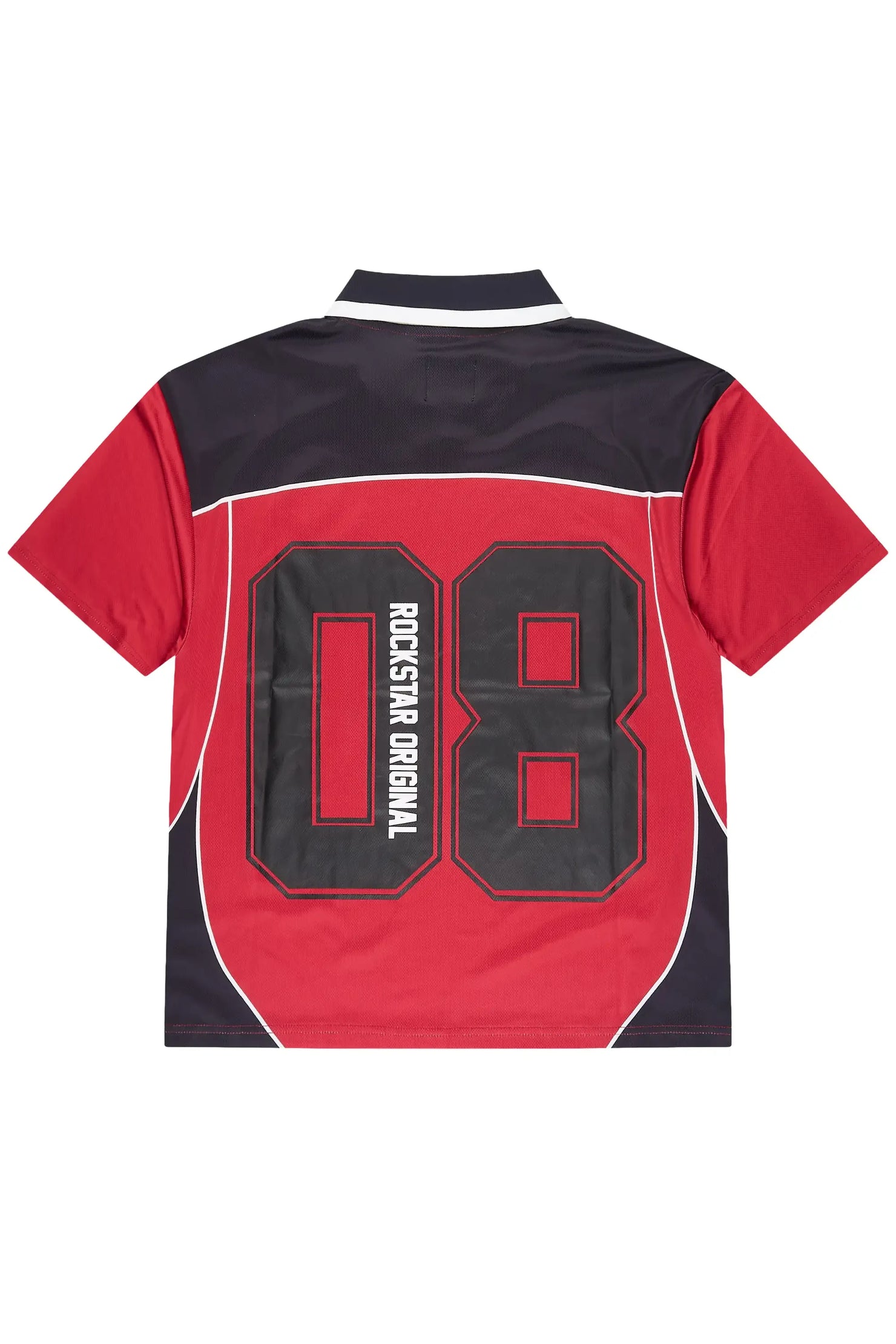 Roche Red World Soccer Inspired Graphic Jersey