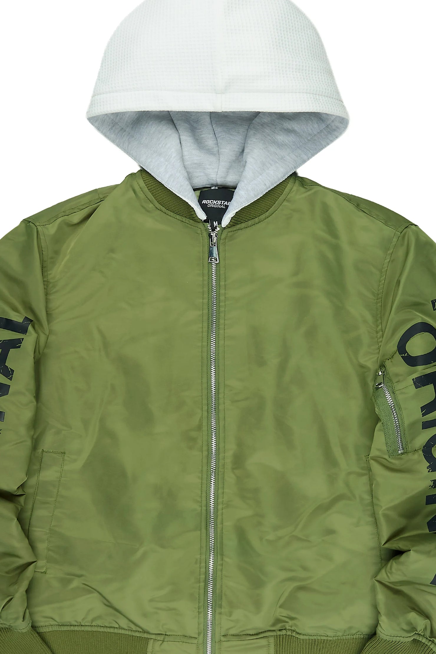 Aldrin Olive Bomber Jacket