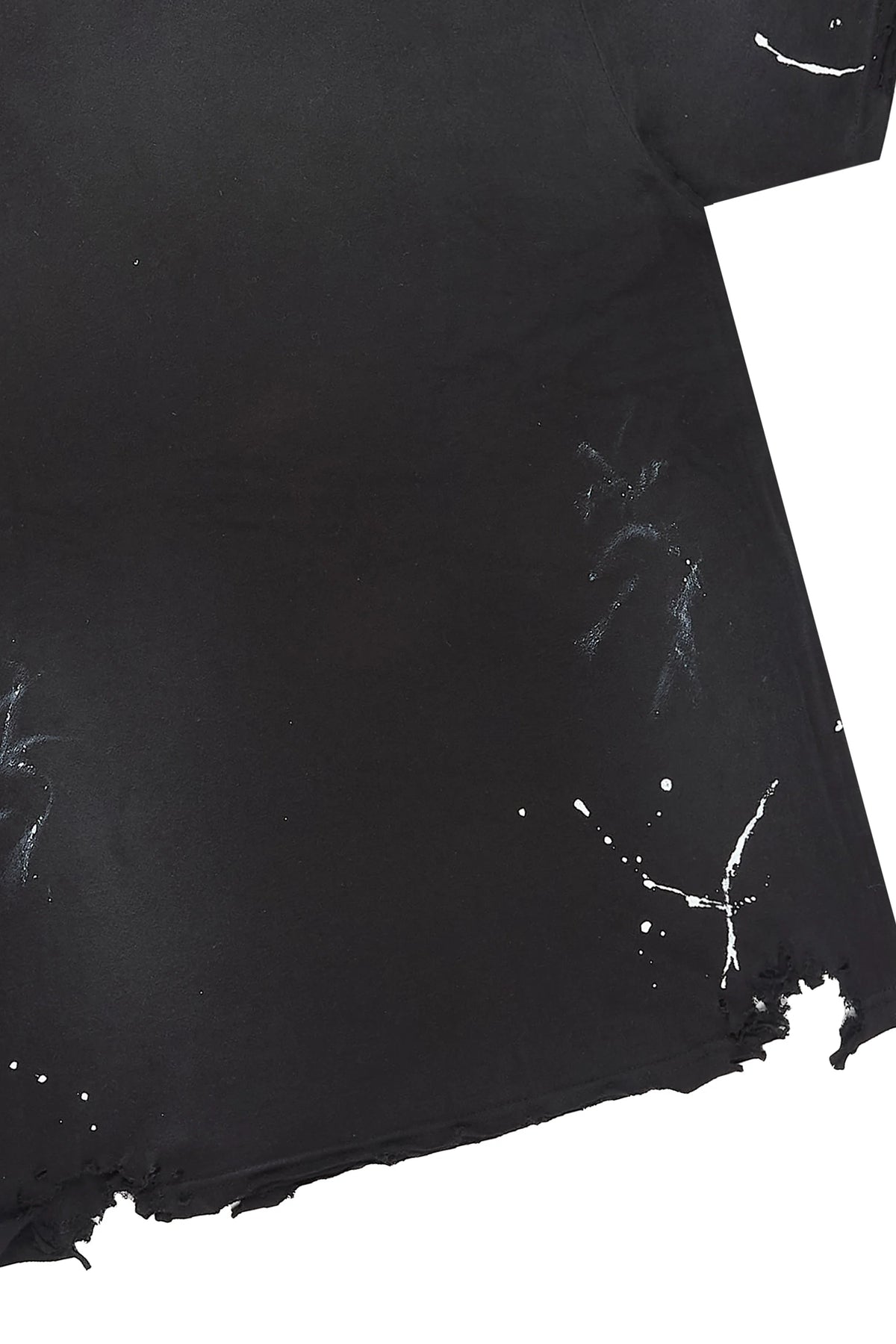Eleno Black Distressed T-Shirt