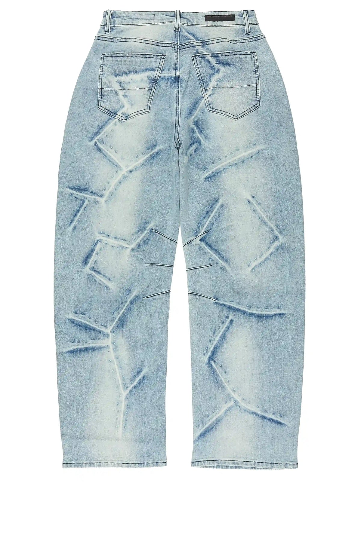 Boys Fin Blue Barrel Fit Jean