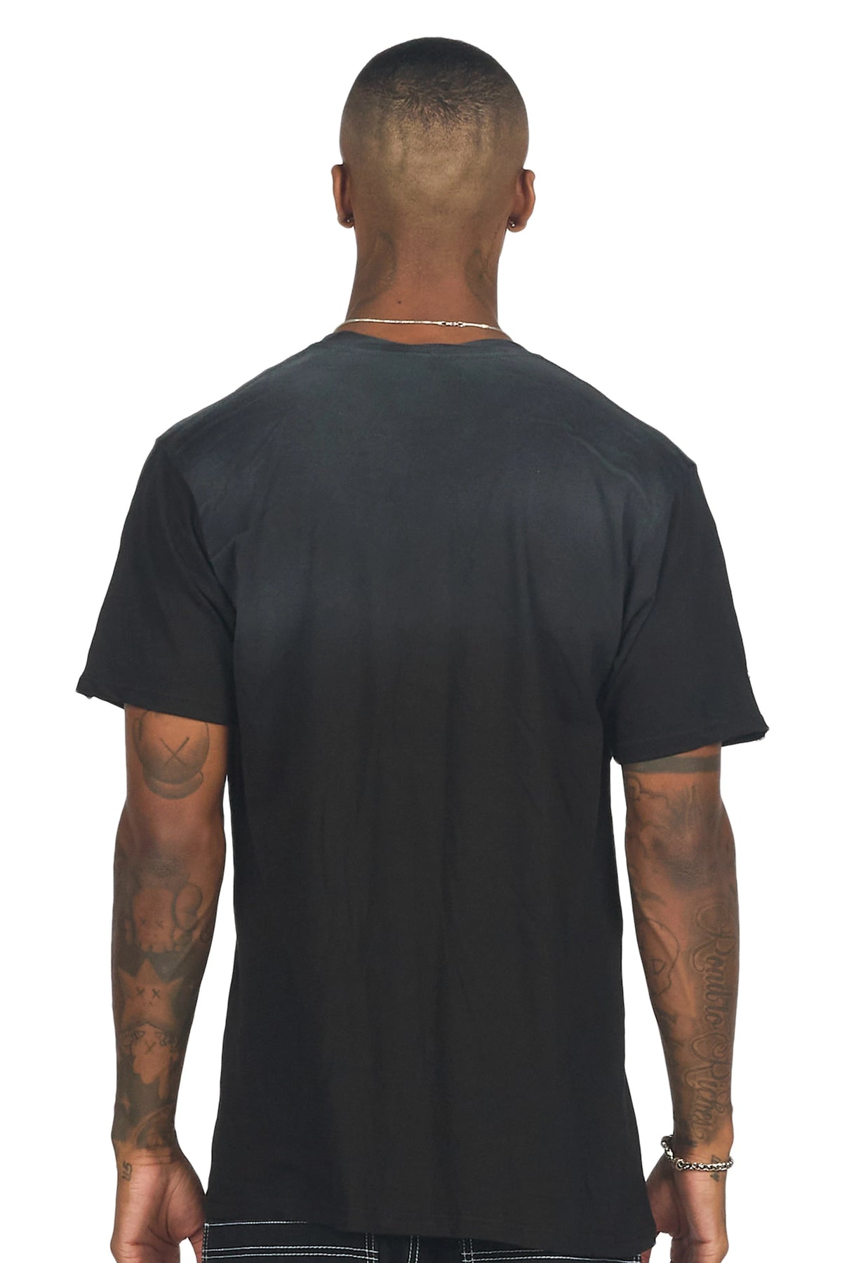 Keah Black Oversized Graphic T-Shirt