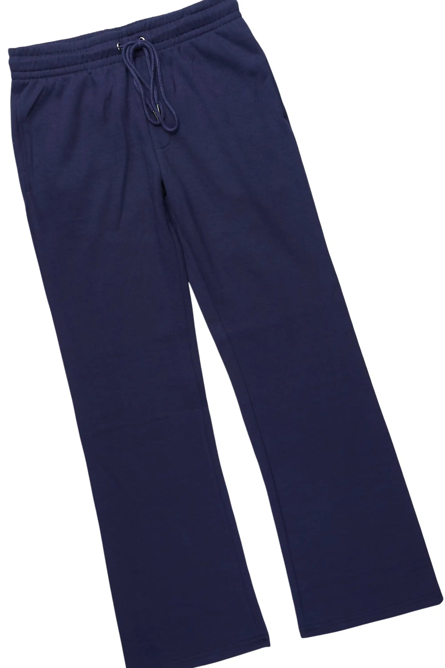 Basic Navy Hoodie Relaxed Track Set