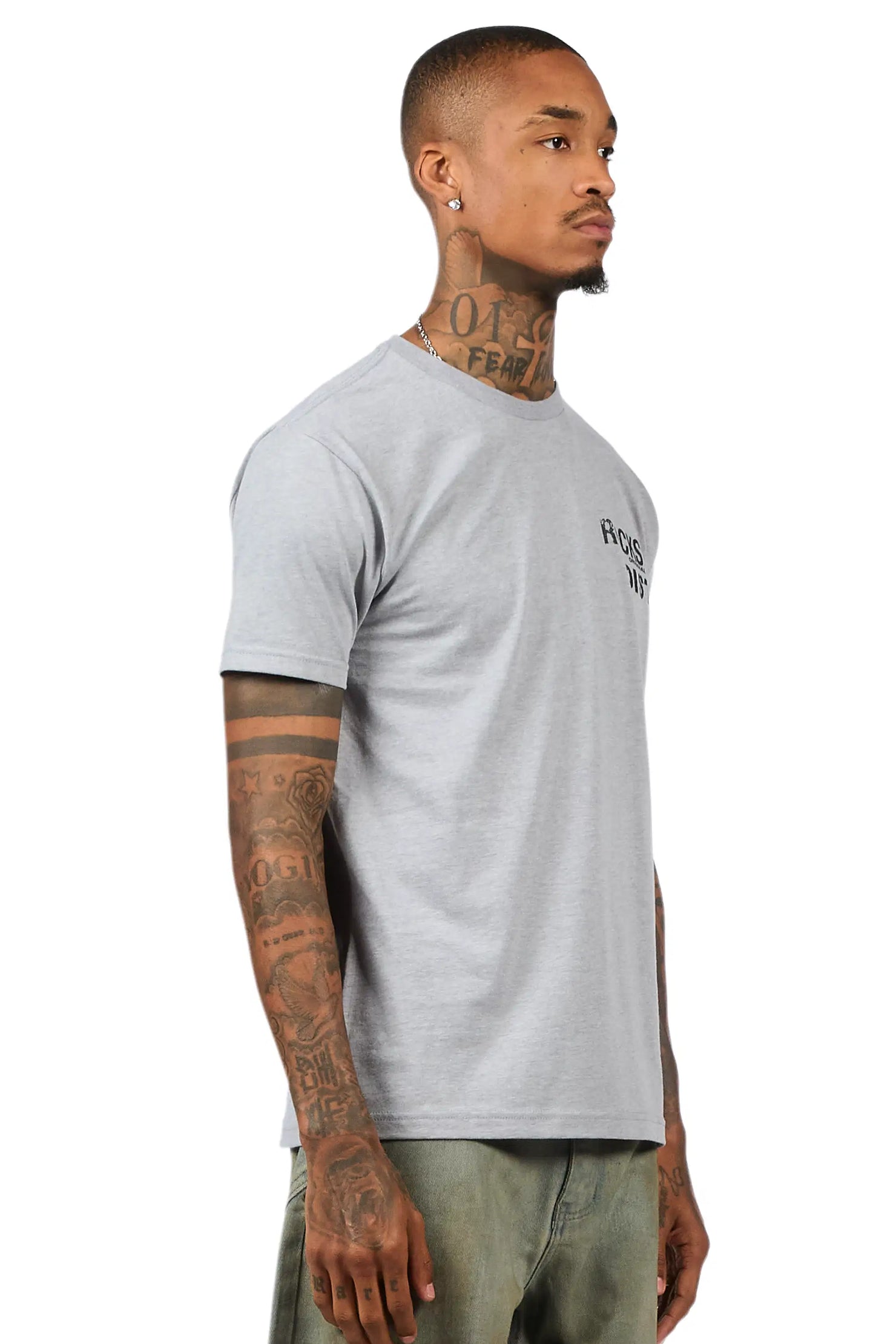 Lake Grey/Black Graphic T-Shirt