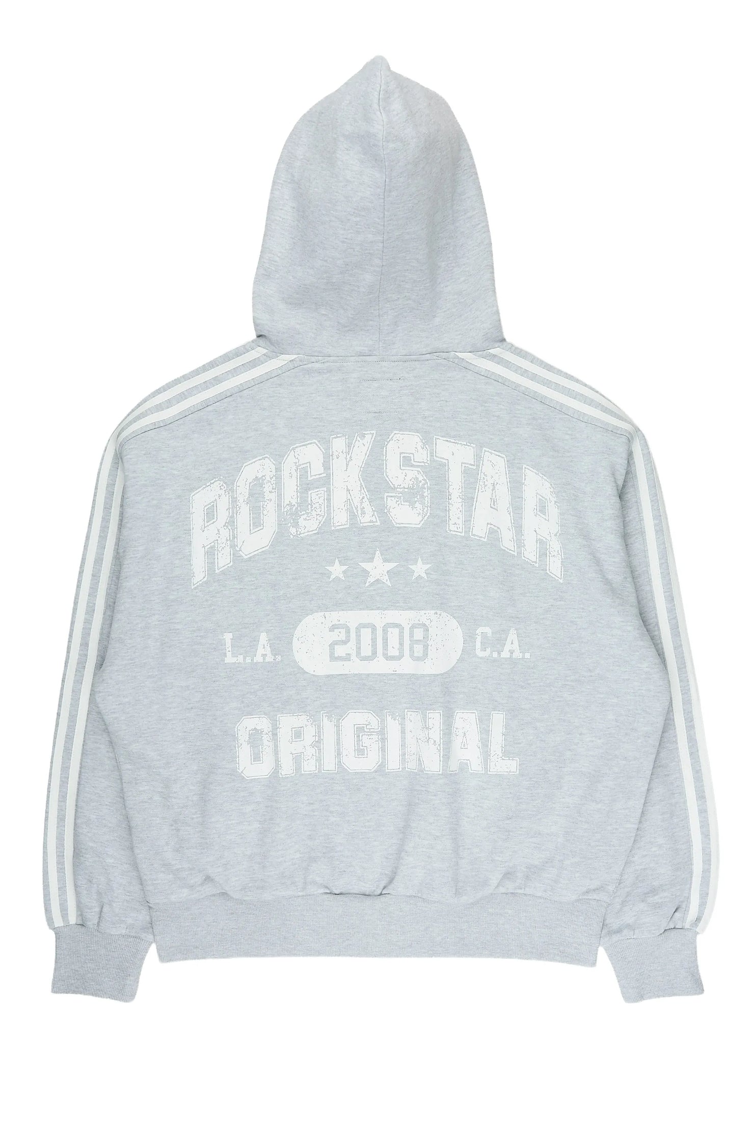 Tylla Heather Grey Zip Up Hoodie