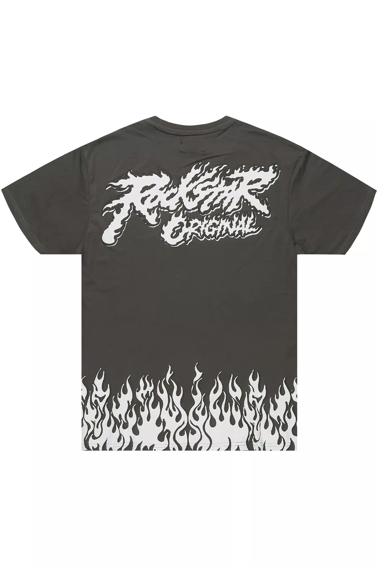 Bubble Charcoal/White Graphic T-Shirt