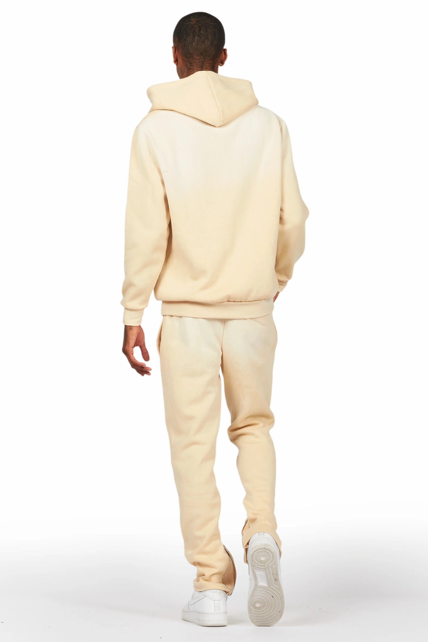 Rockstar Art Dist. Beige Slim Fit Track Set