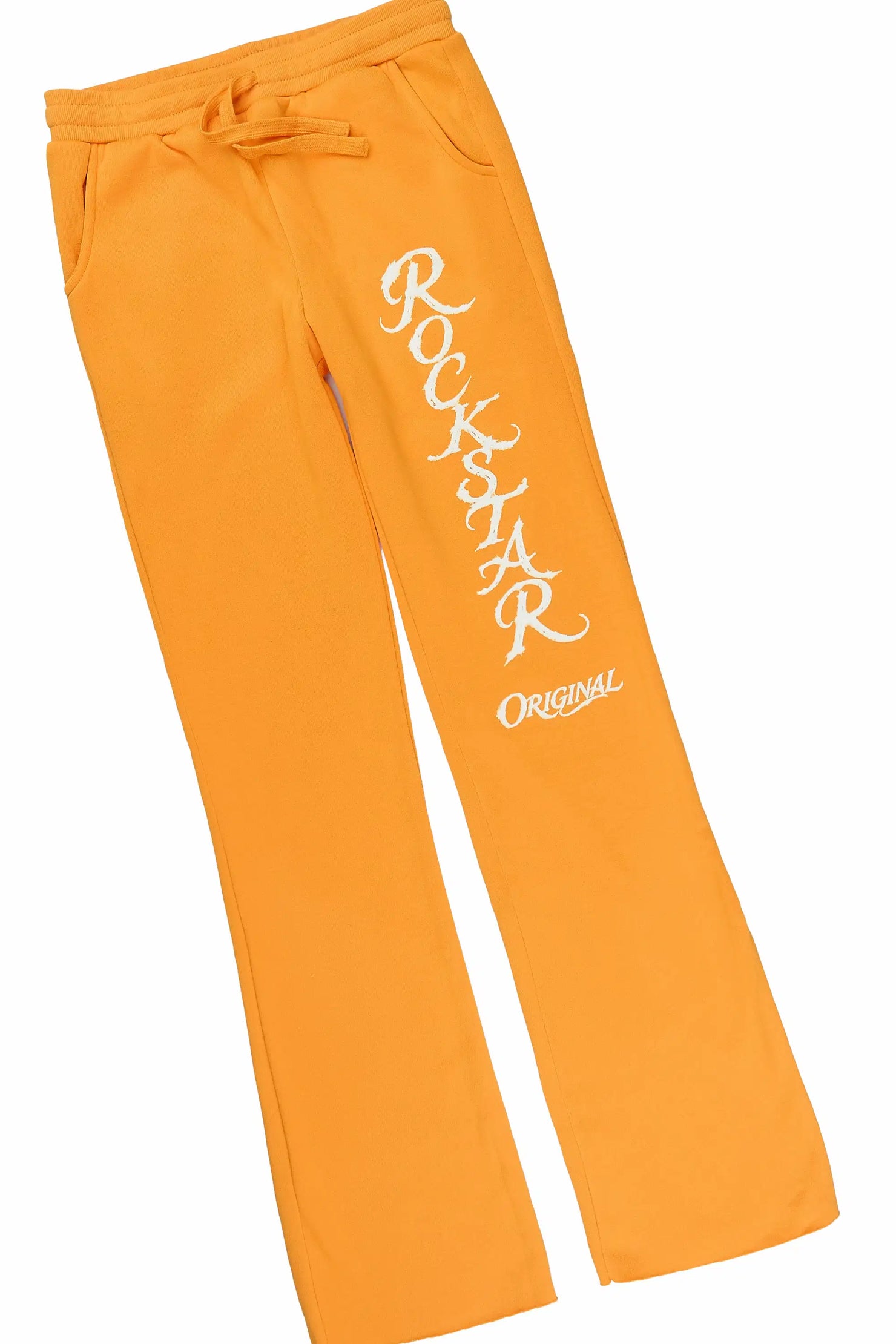 Boys Caltrop Orange Stacked Hoodie Track Set