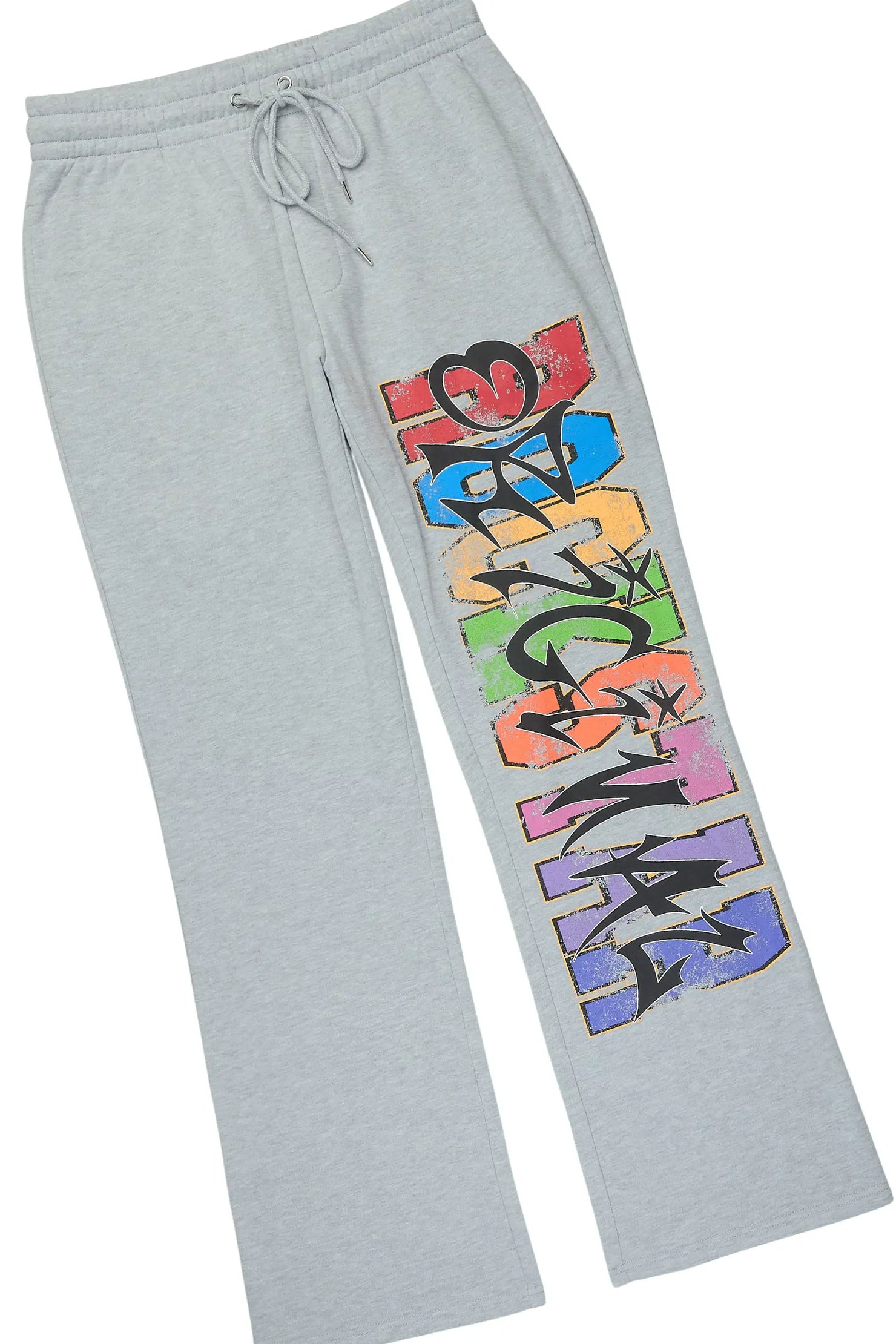 Bunt Heather Grey Hoodie/Baggy Pant Track Set